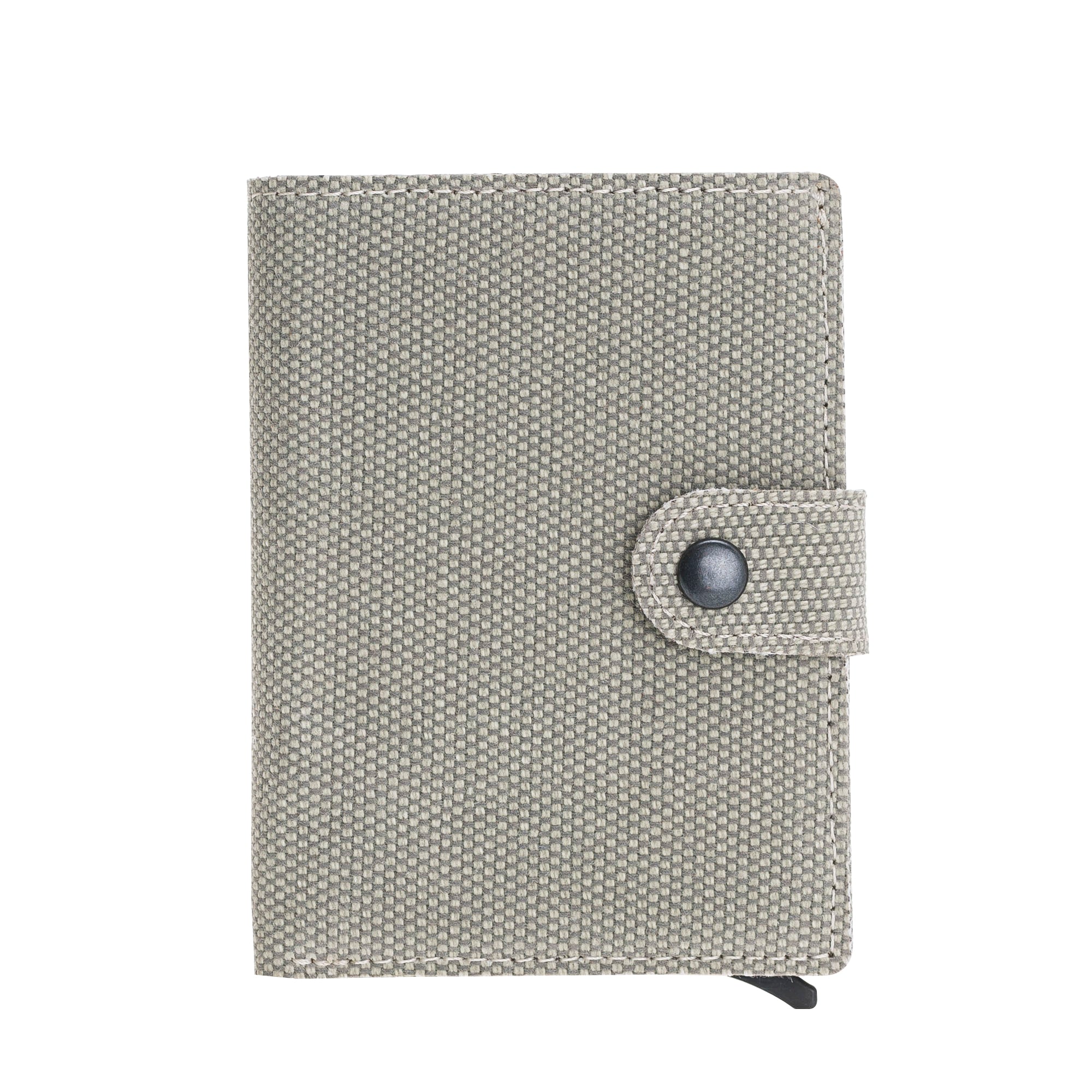 Mechanismed Card Holder-Vegan Leather