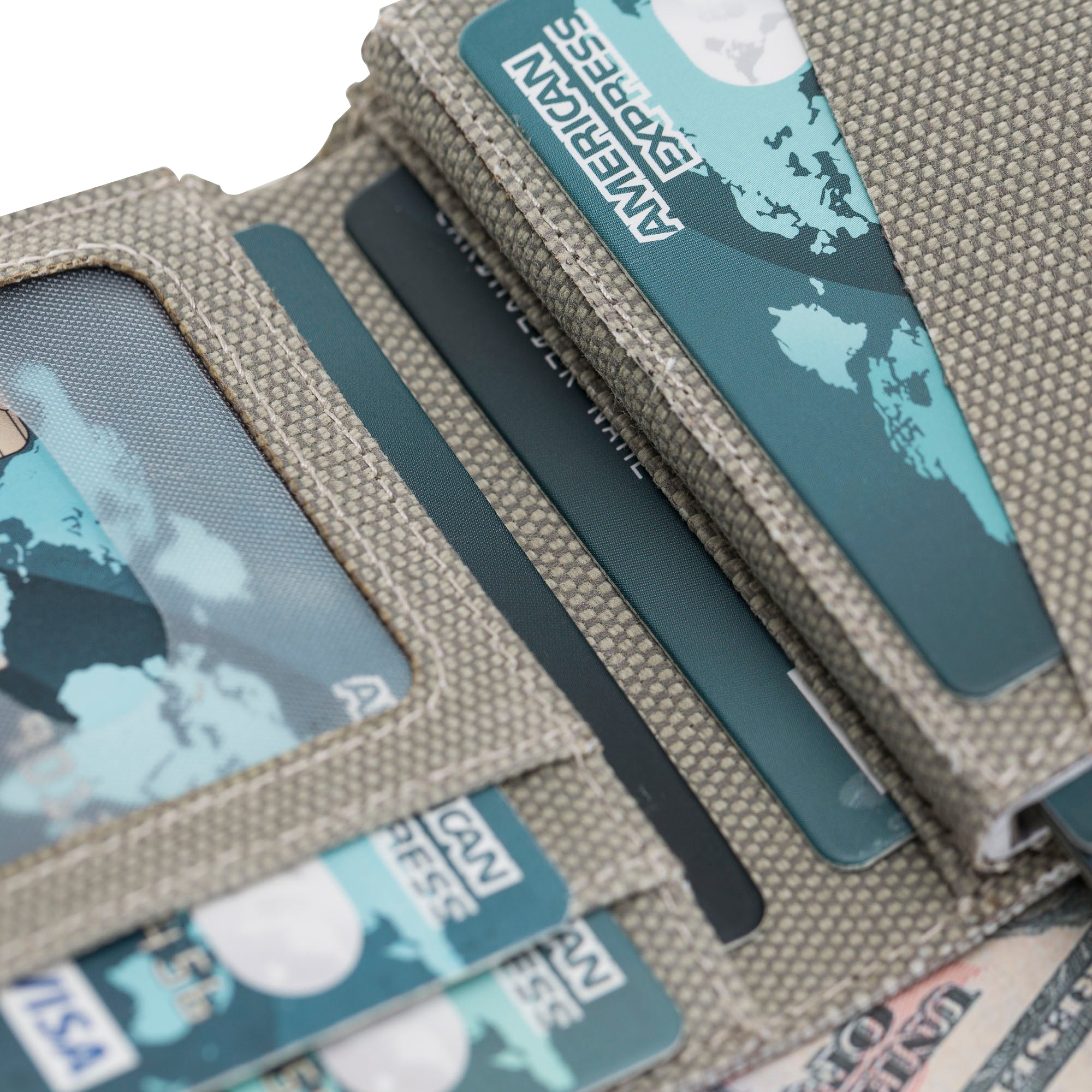 Mechanismed Card Holder-Vegan Leather