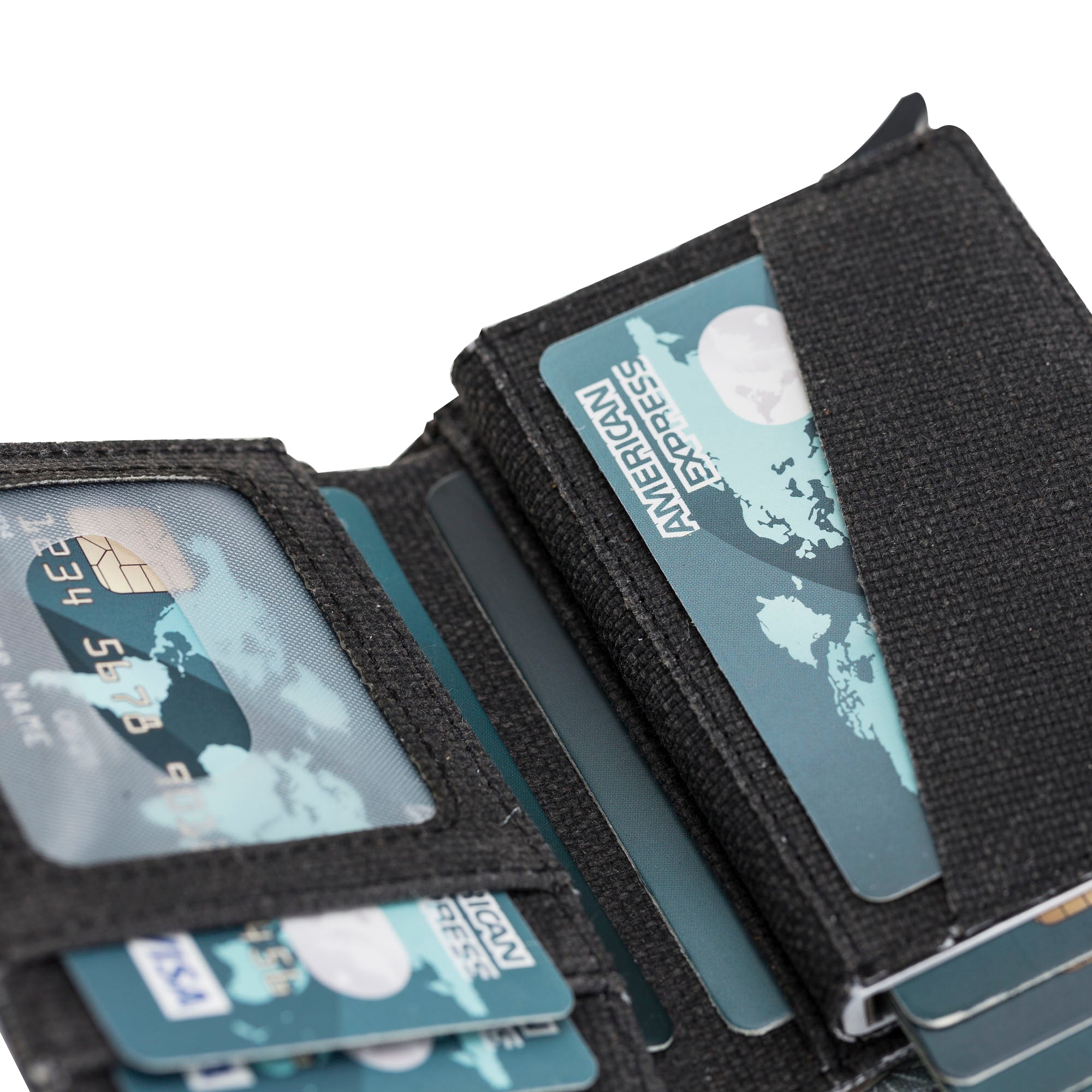 Mechanismed Card Holder-Vegan Leather