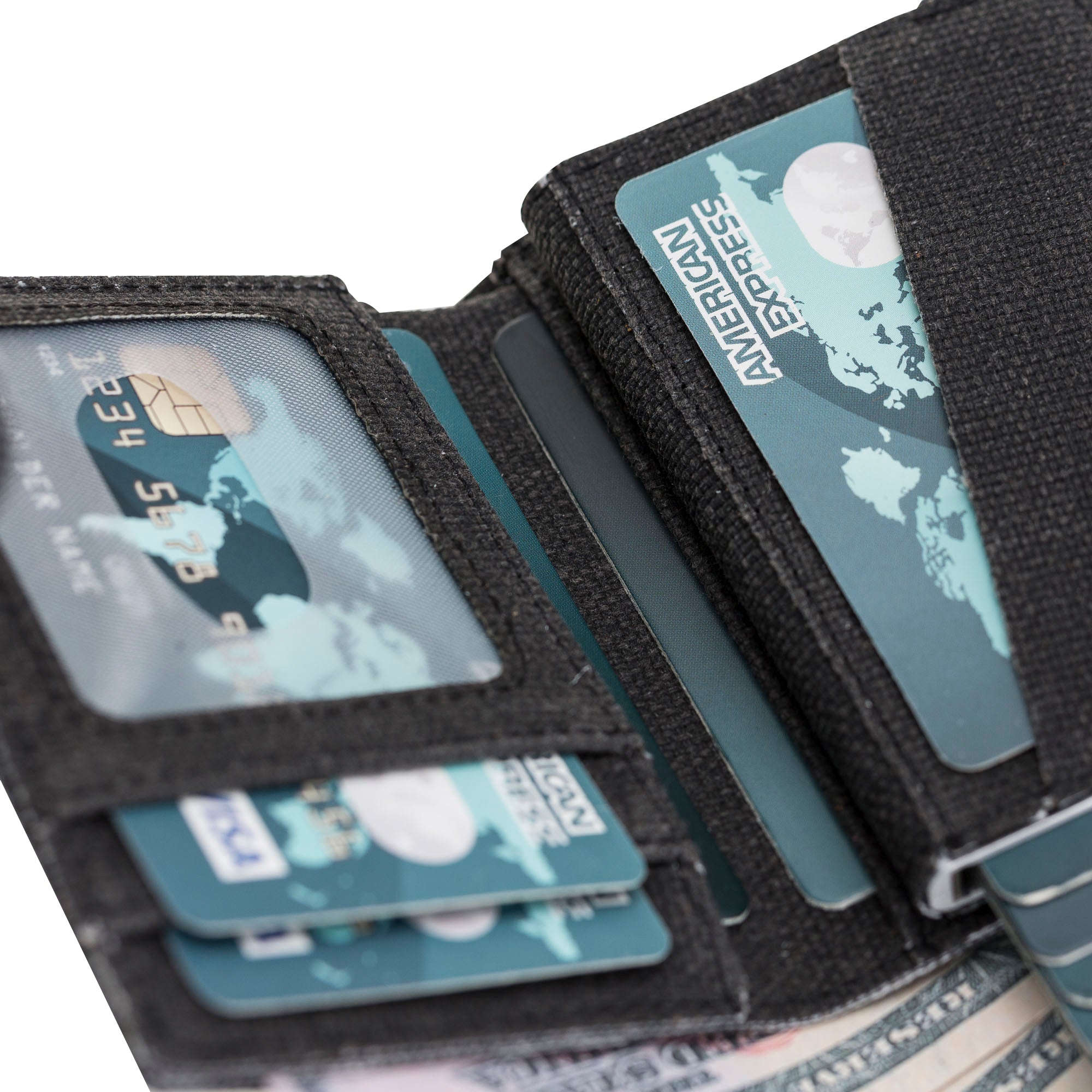 Mechanismed Card Holder-Vegan Leather