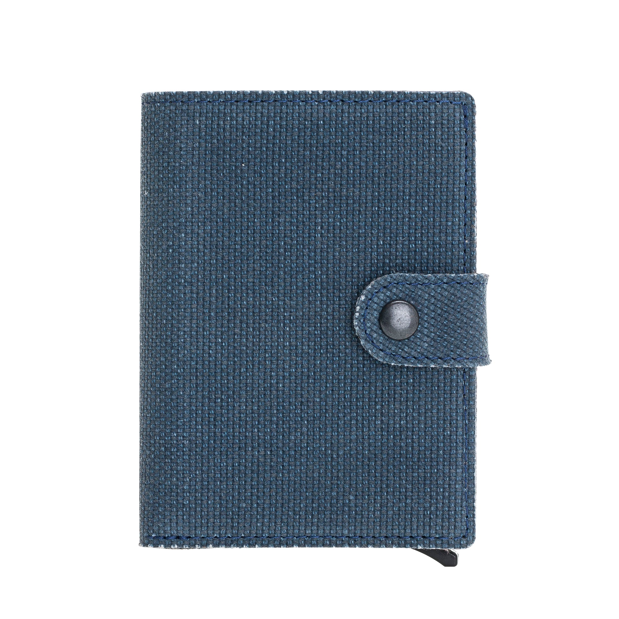 Mechanismed Card Holder-Vegan Leather