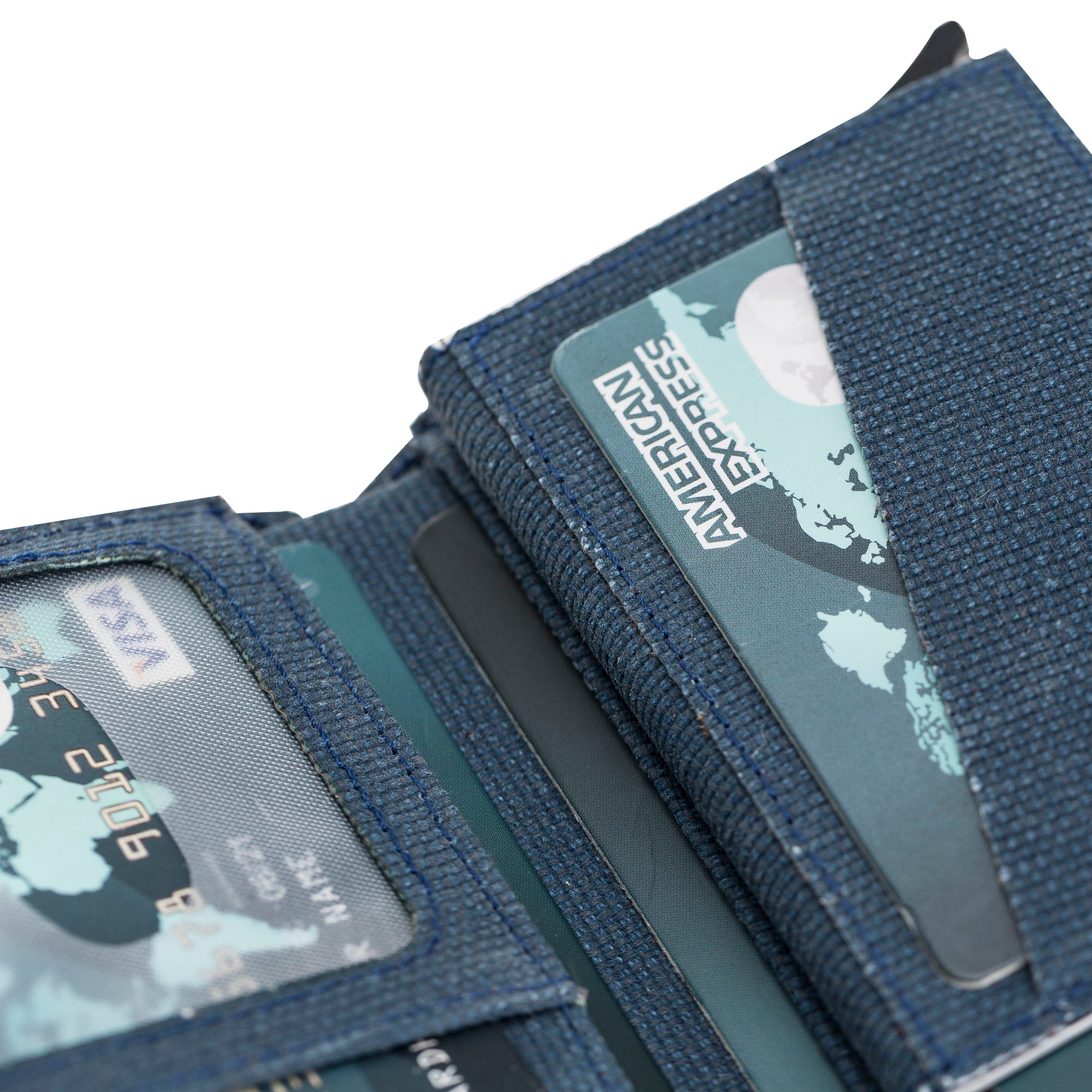 Mechanismed Card Holder-Vegan Leather