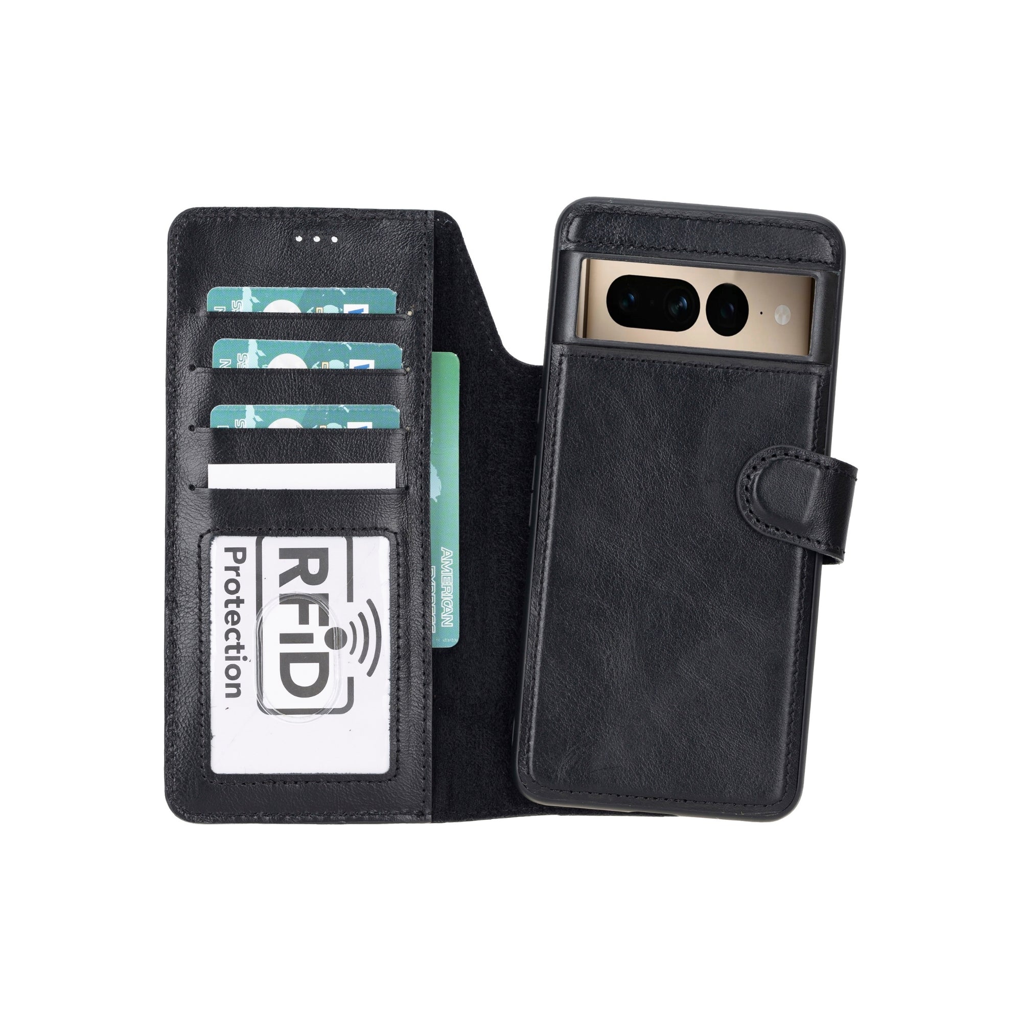 Google Pixel8 Series Leather DetacHable Wallet Cases