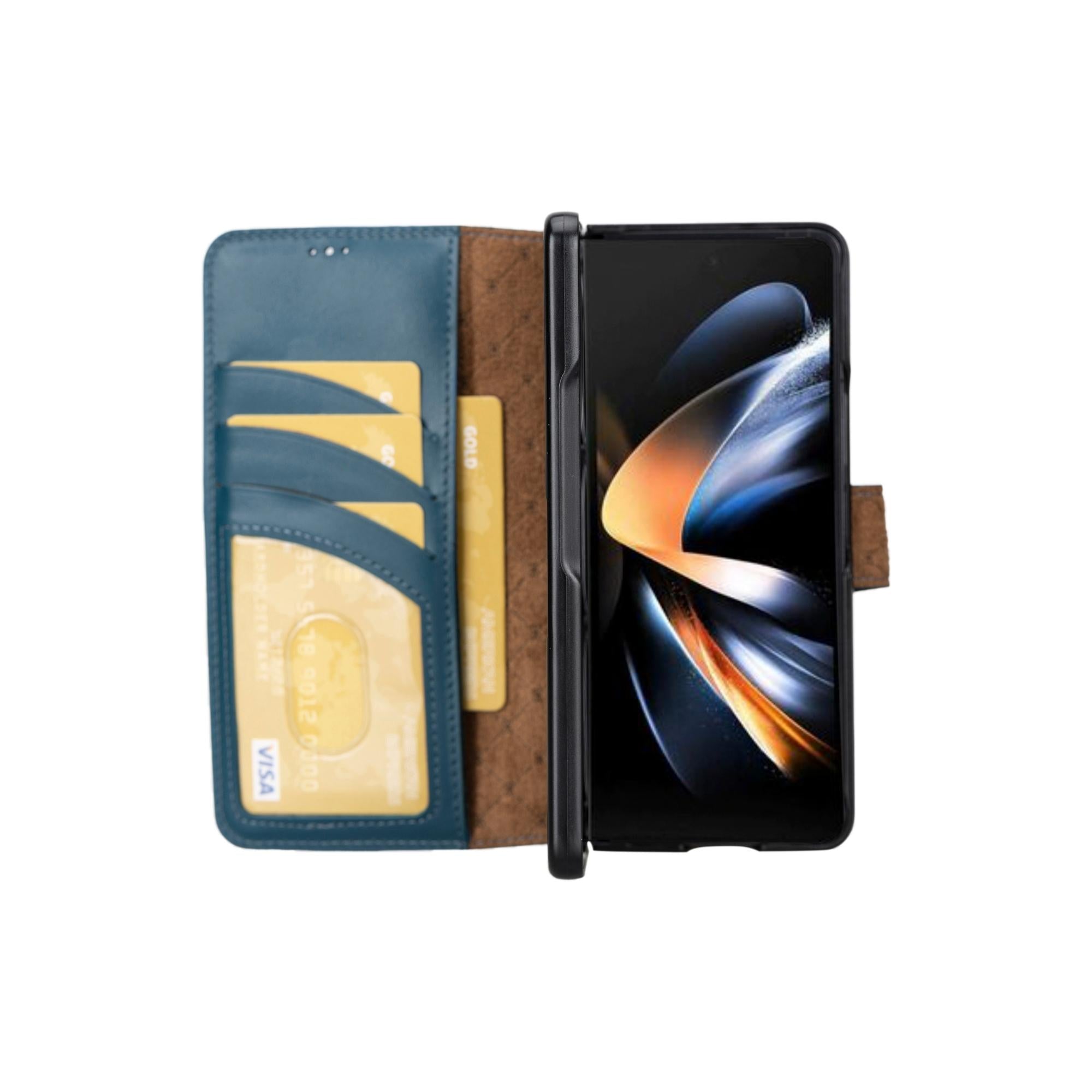 Samsung Galaxy Z Fold 5 Leather Wallets - MWS