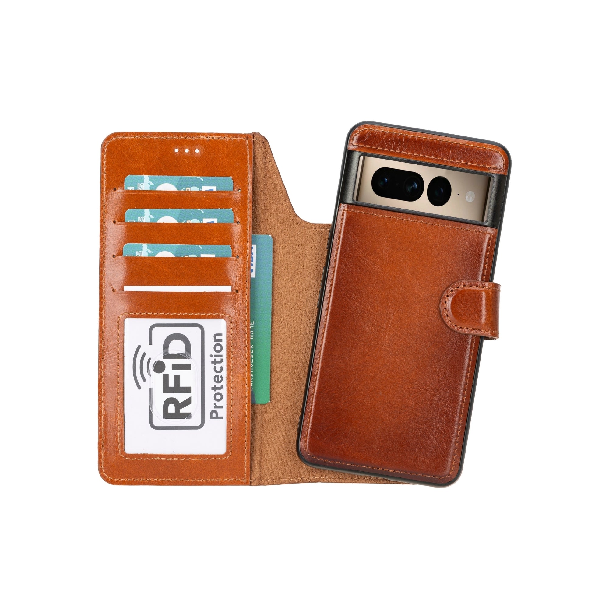 Google Pixel8 Series Leather DetacHable Wallet Cases
