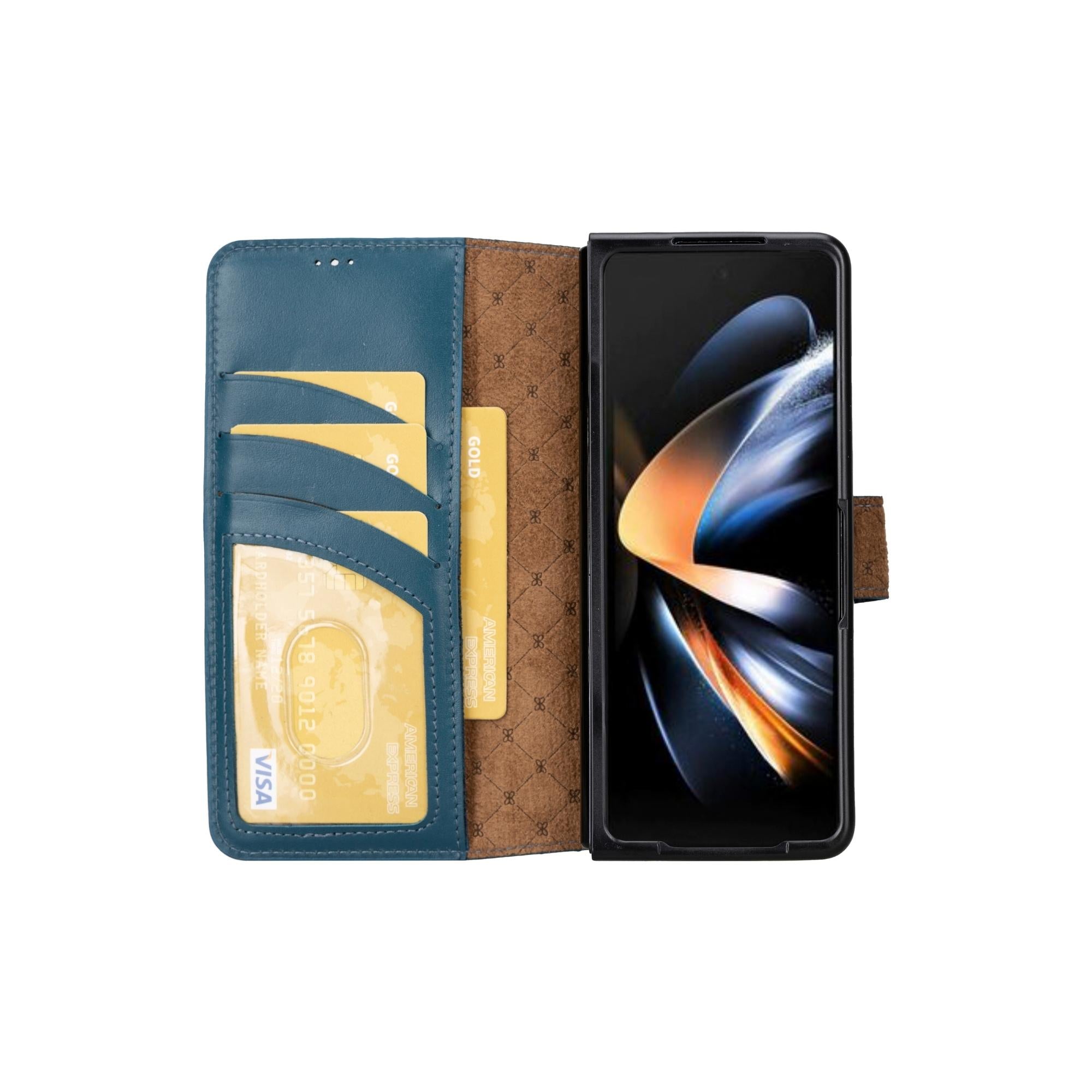 Samsung Galaxy Z Fold 5 Leather Wallets - MWS