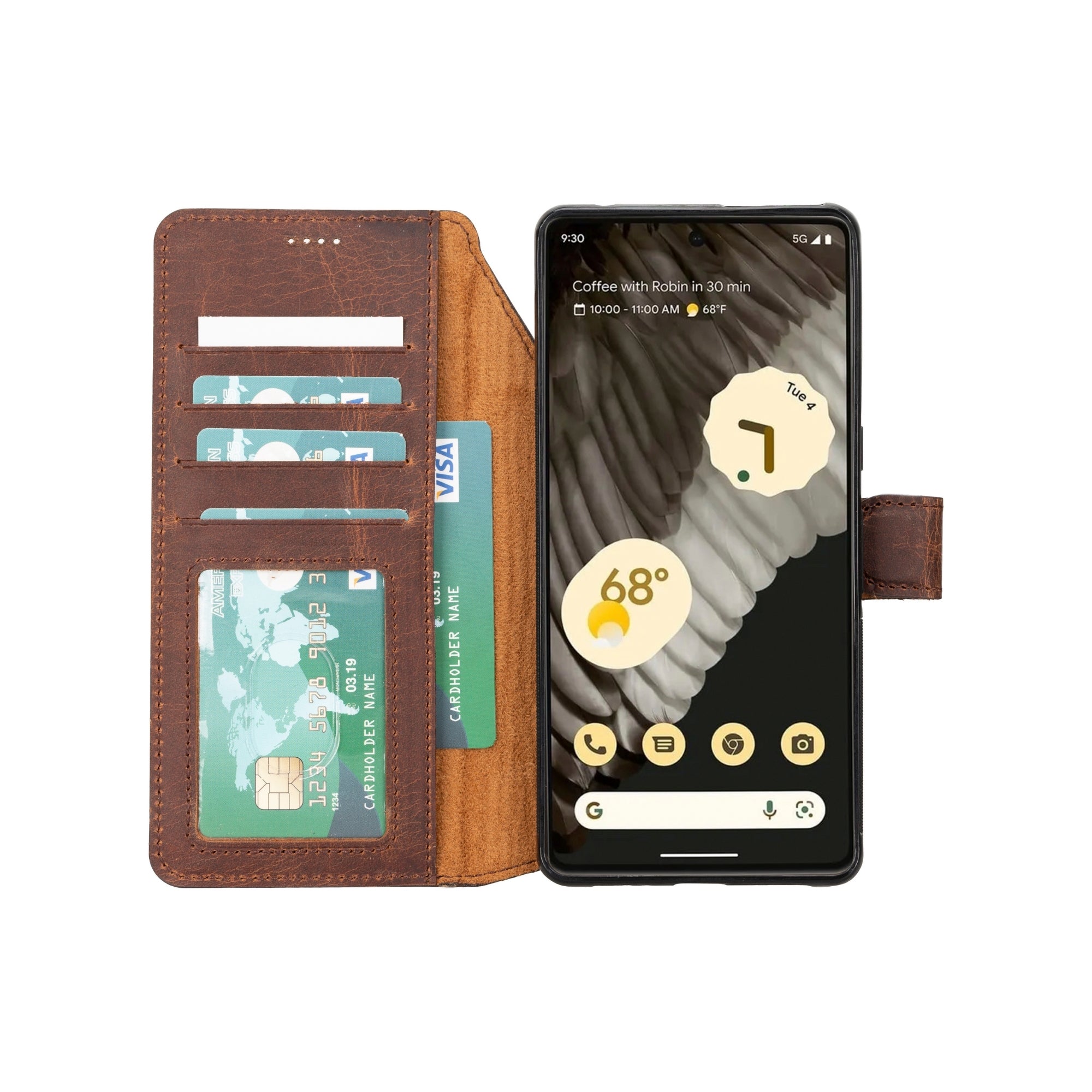 Google Pixel8 Series Leather DetacHable Wallet Cases