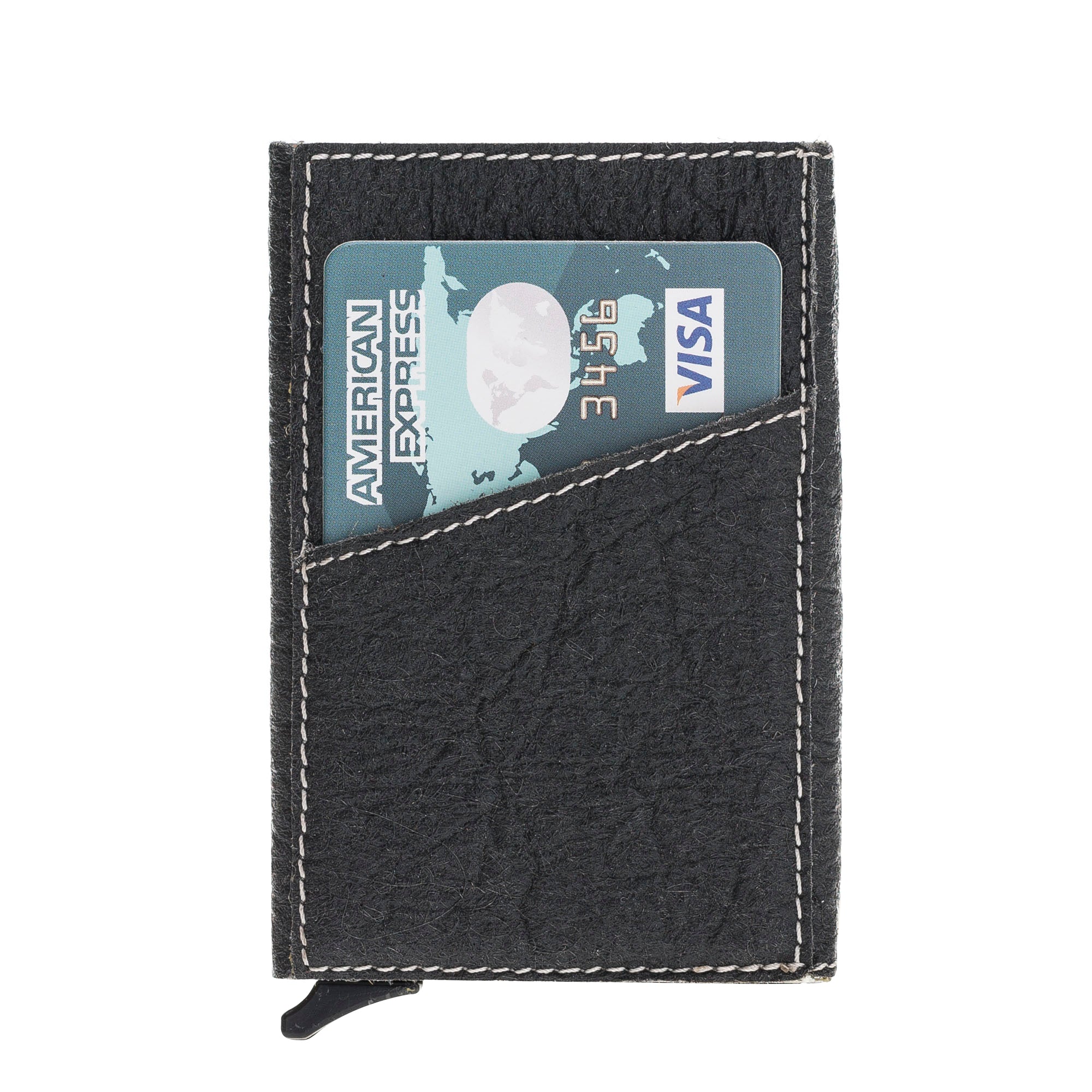 Mechanismed Card Holder Vegan Leather