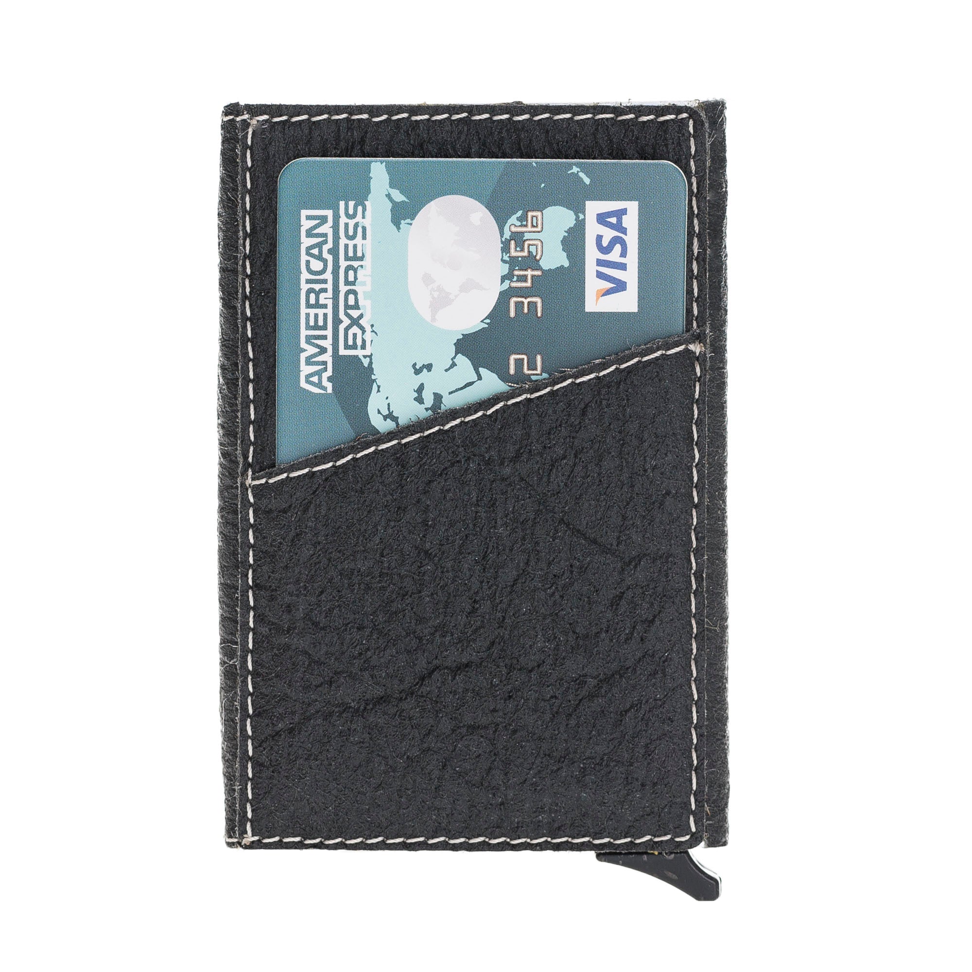 Mechanismed Card Holder Vegan Leather