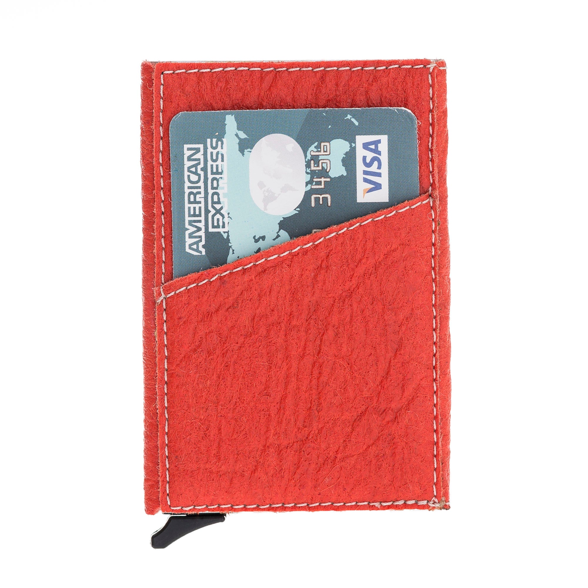 Mechanismed Card Holder Vegan Leather