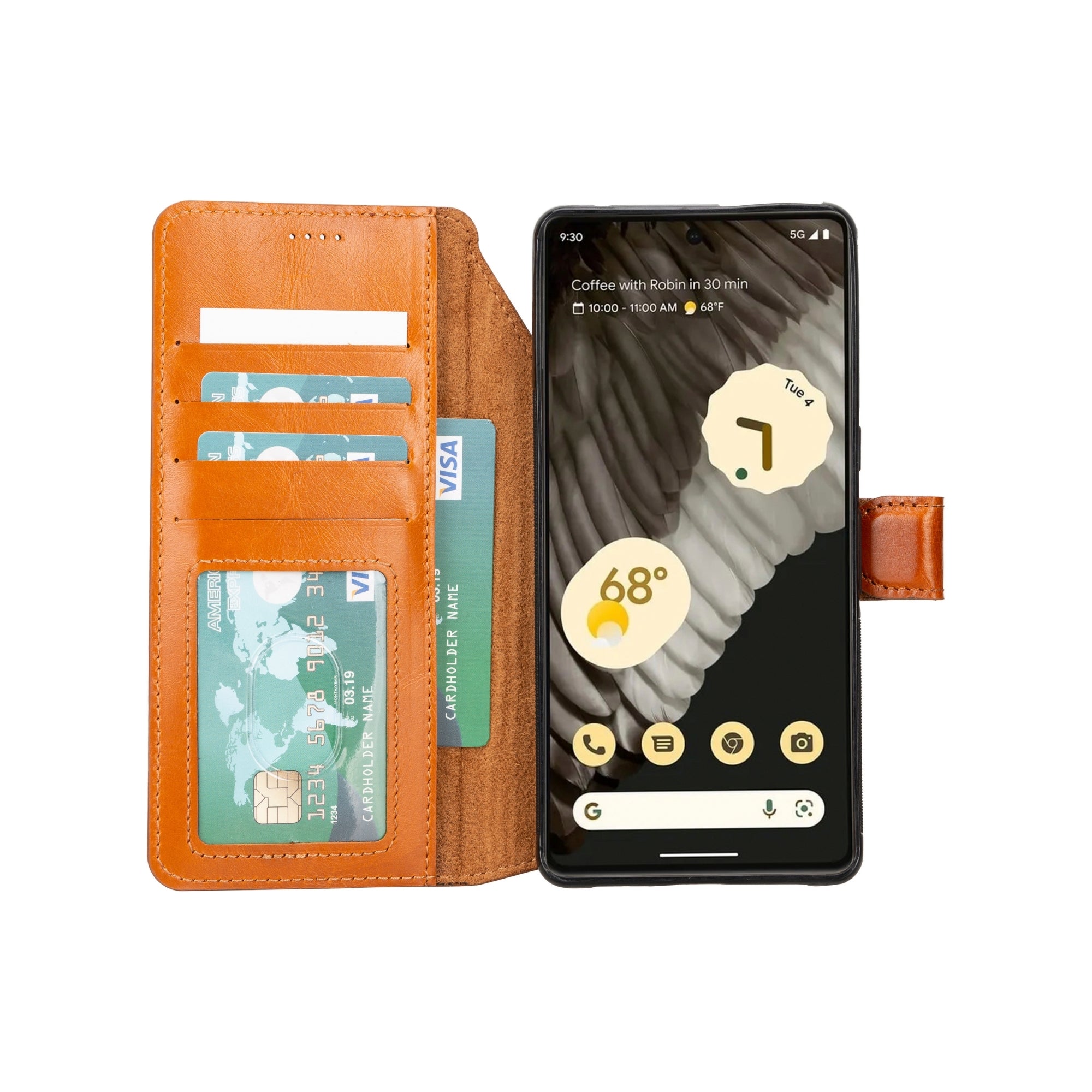 Google Pixel8 Series Leather DetacHable Wallet Cases