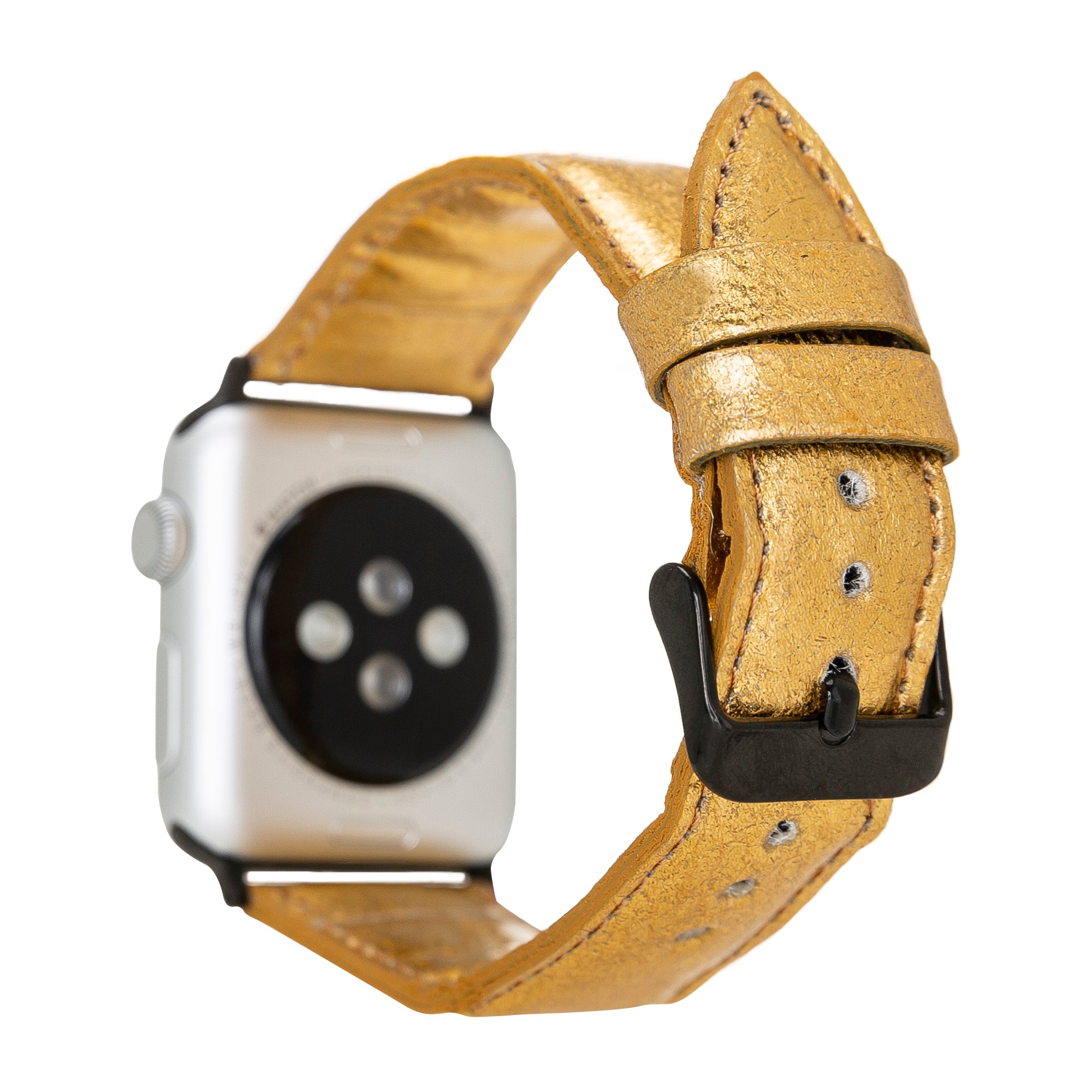 Double Tour Slim Watch Band-Vegan Leather