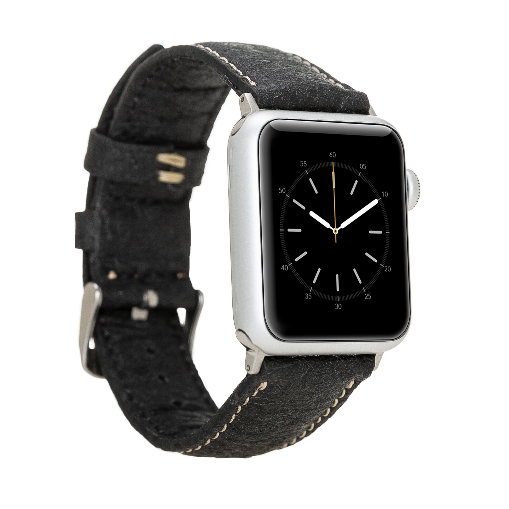 Double Tour Slim Watch Band-Vegan Leather