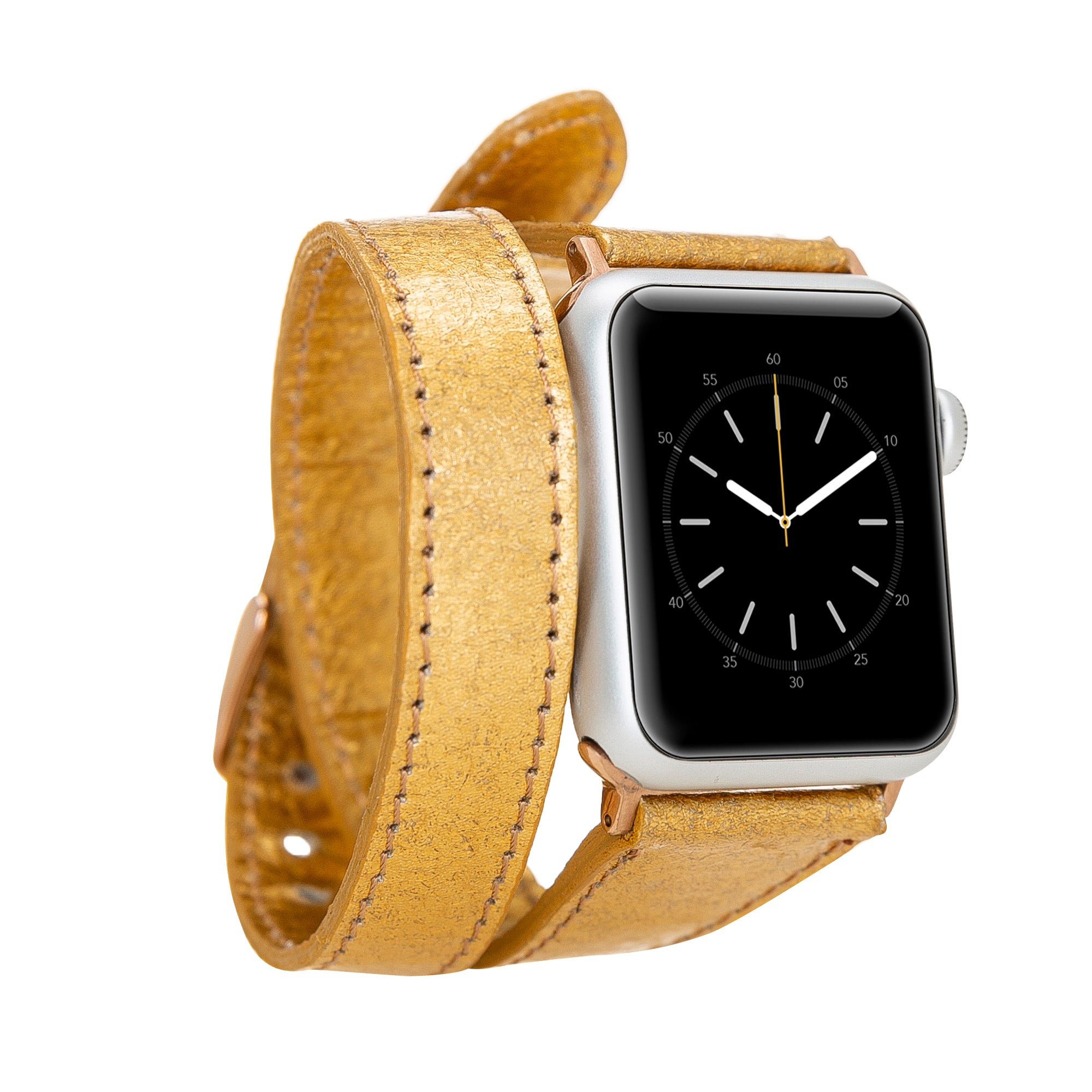 Double Tour Slim Watch Band-Vegan Leather