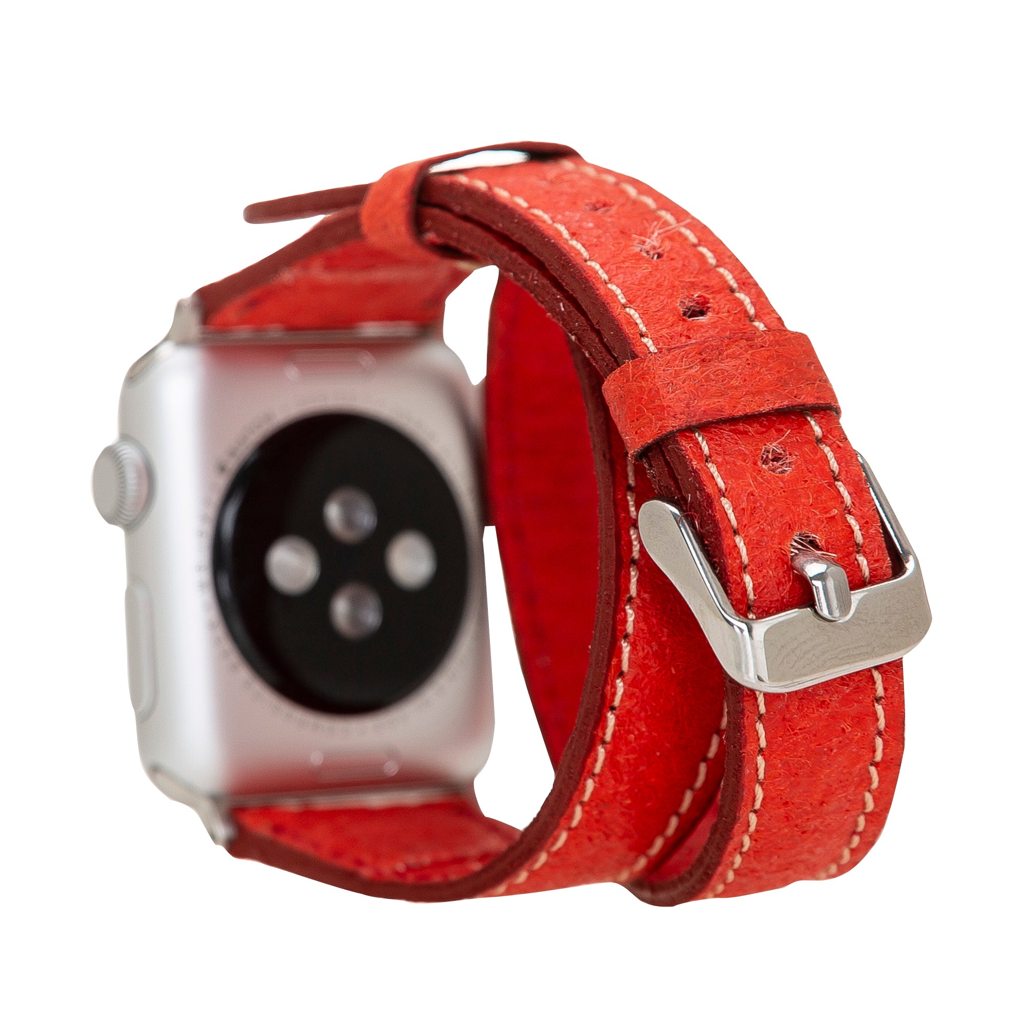 Double Tour Slim Watch Band-Vegan Leather