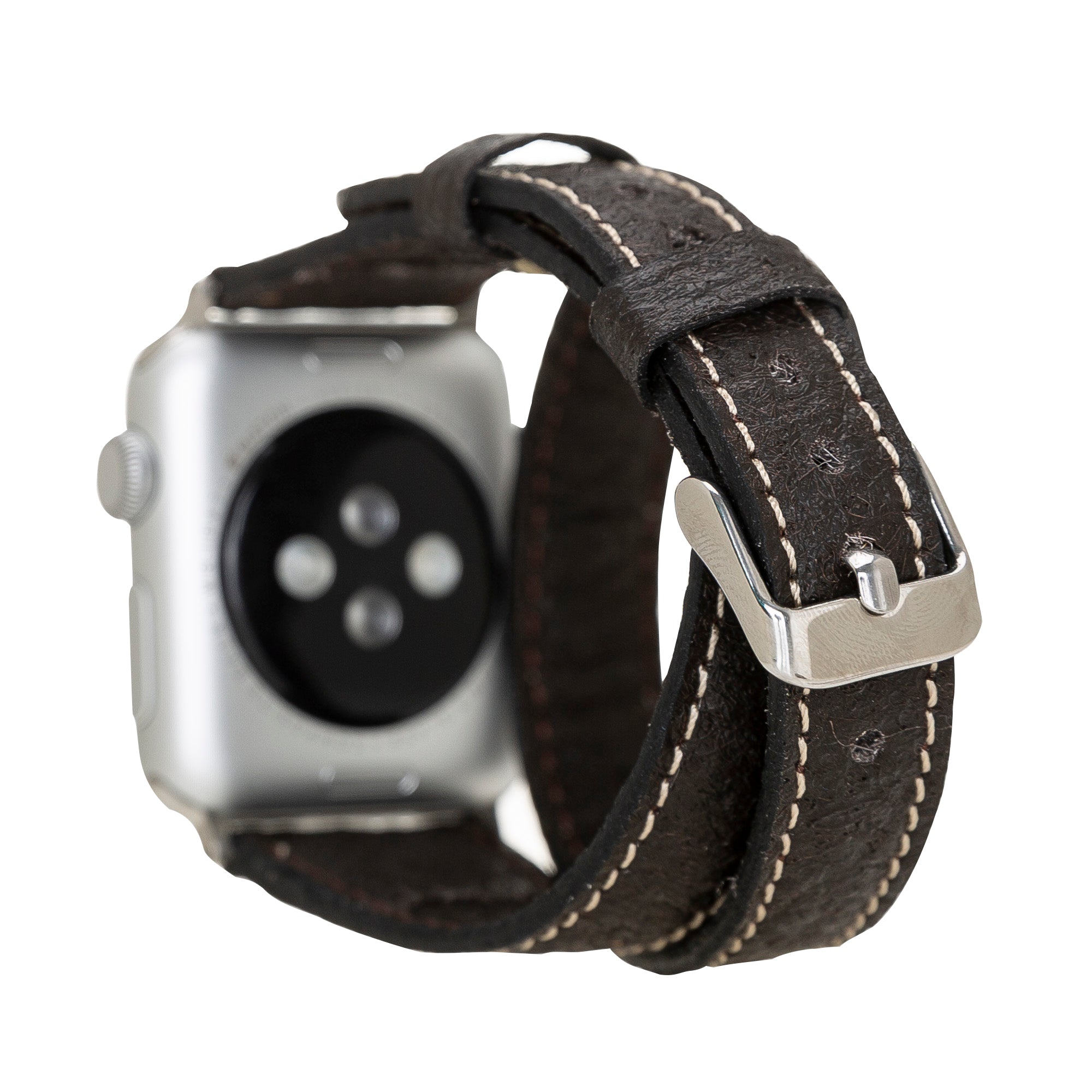 Double Tour Slim Watch Band-Vegan Leather