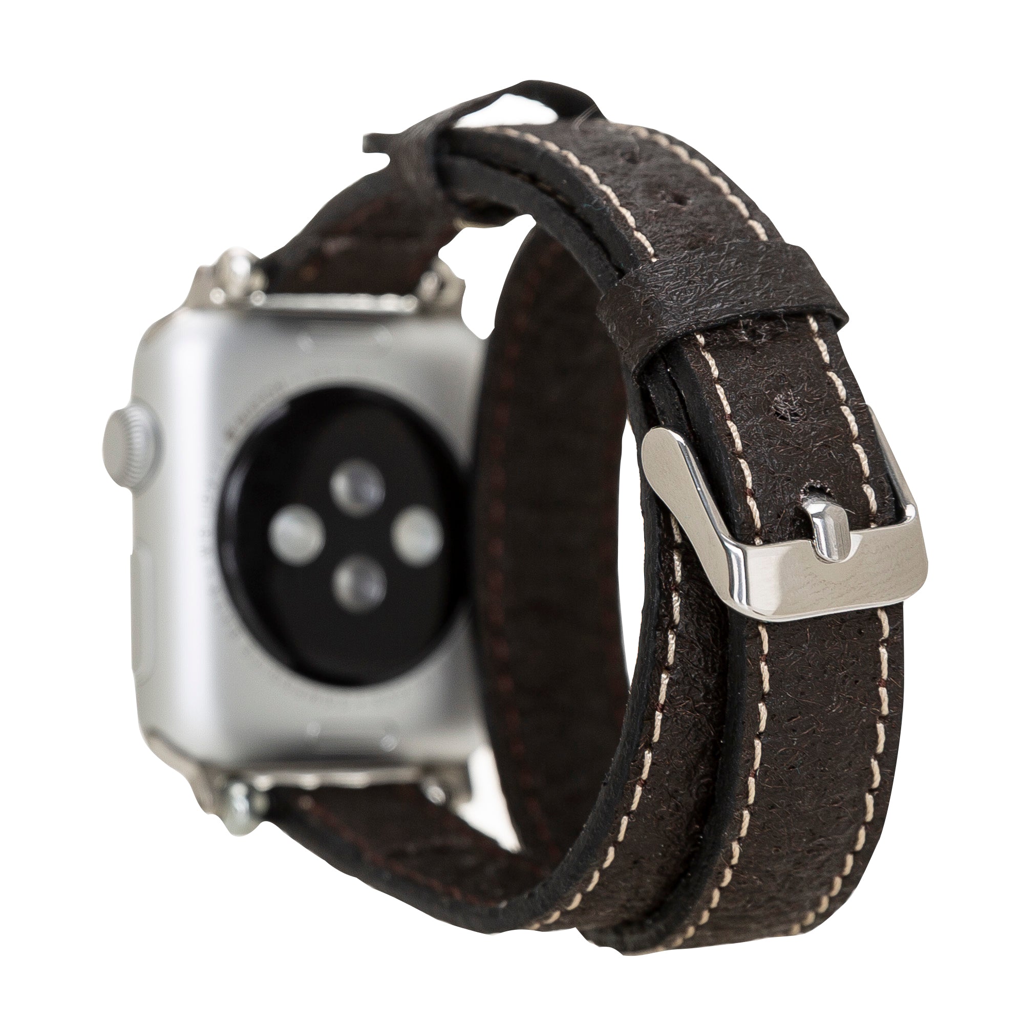 Double Tour Slim Watch Band-Vegan Leather