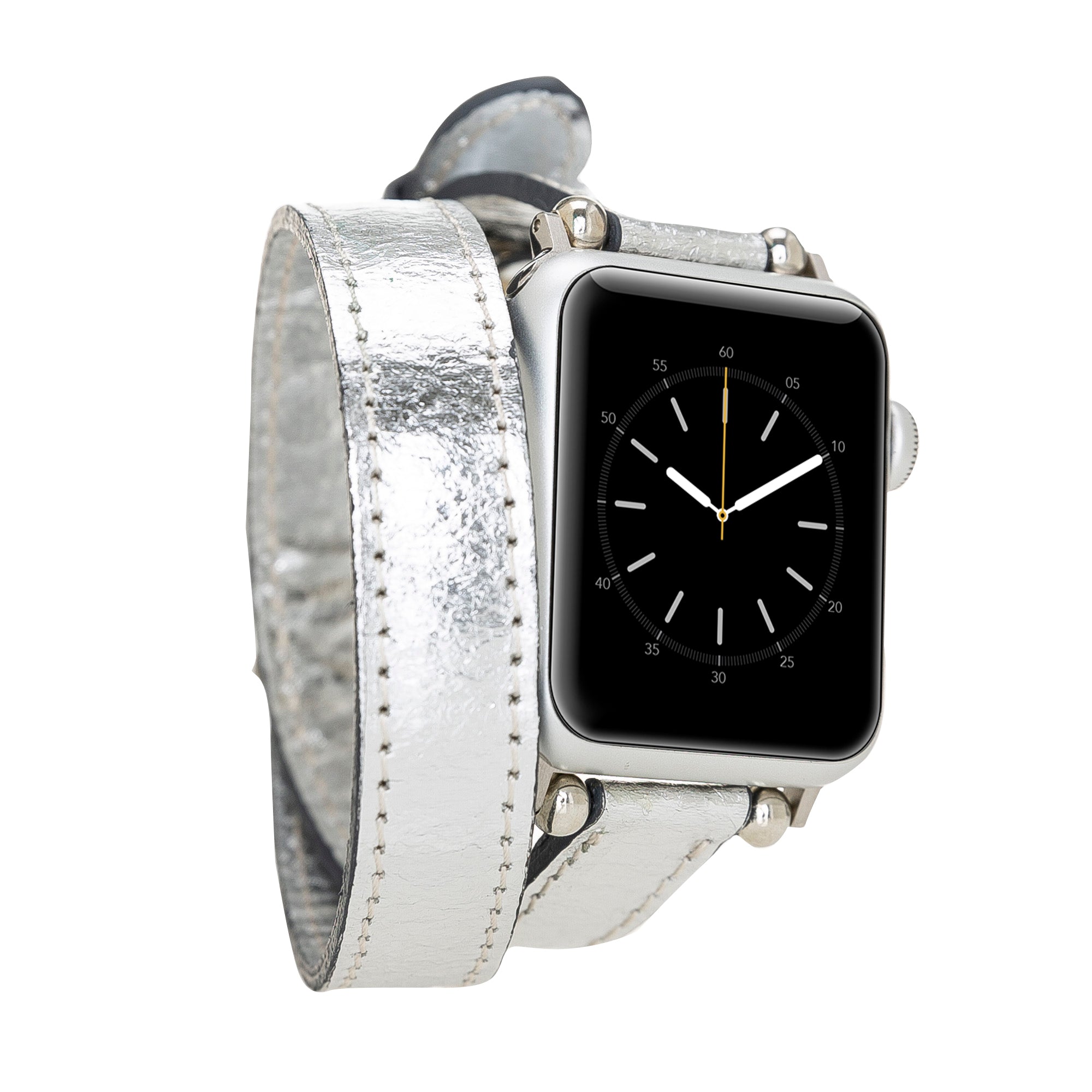 Double Tour Slim Watch Band-Vegan Leather