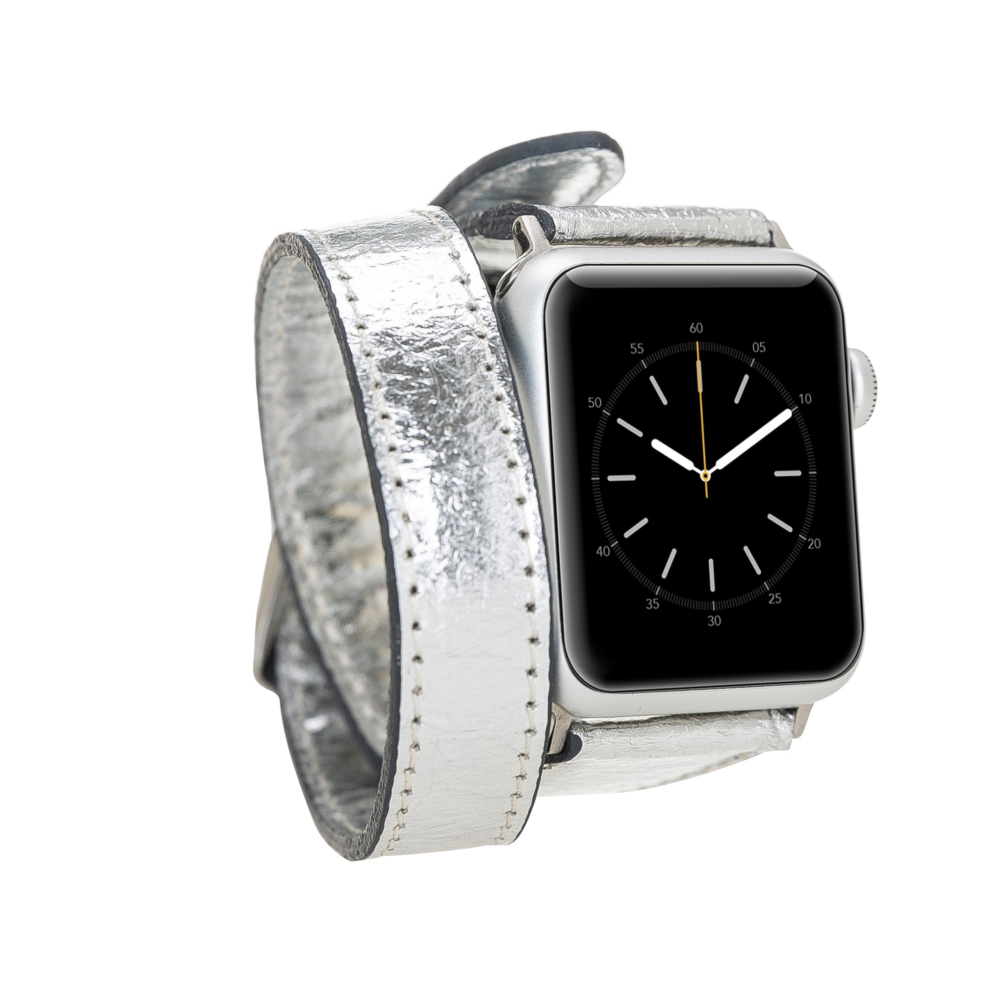 Double Tour Slim Watch Band-Vegan Leather