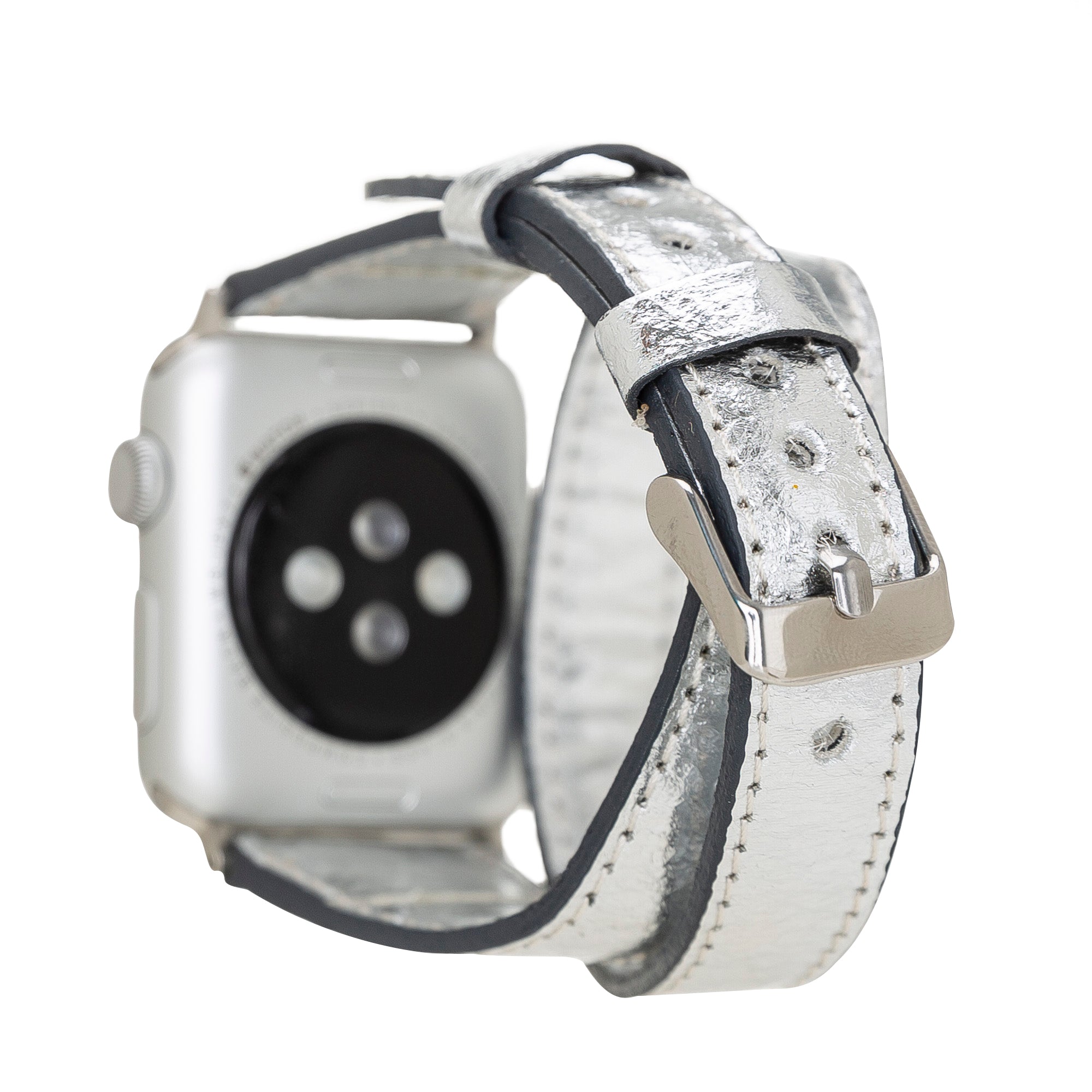 Double Tour Slim Watch Band-Vegan Leather