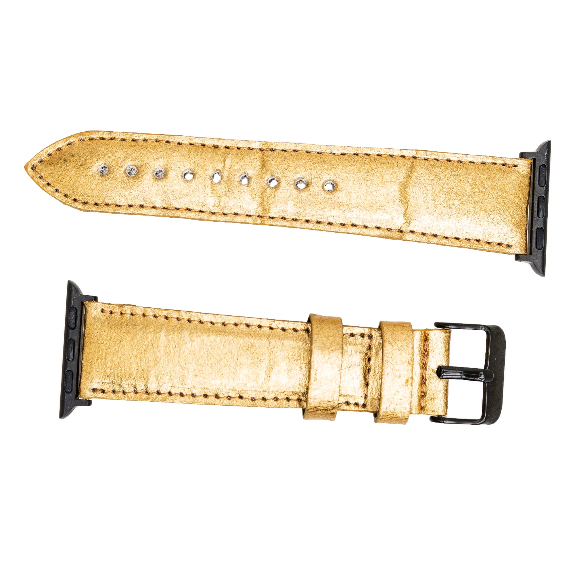 Double Tour Slim Watch Band-Vegan Leather