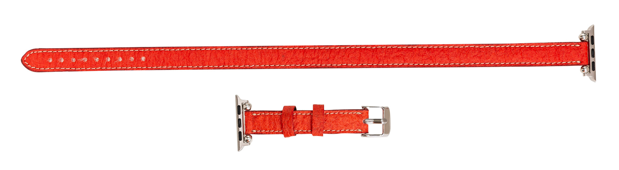 Double Tour Slim Watch Band-Vegan Leather
