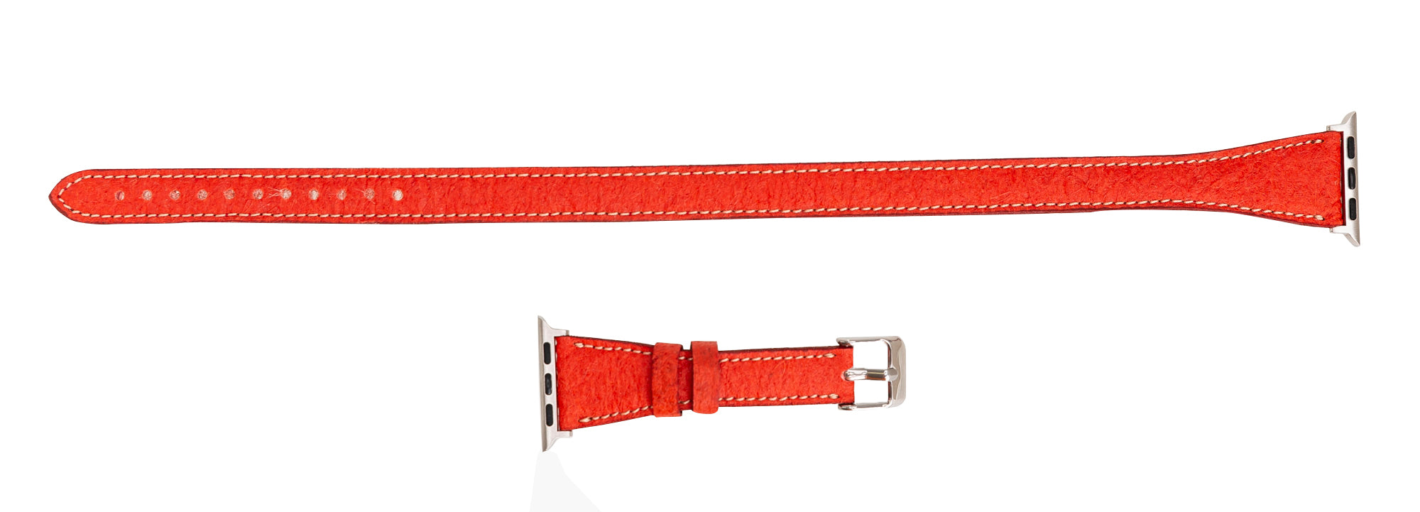 Double Tour Slim Watch Band-Vegan Leather
