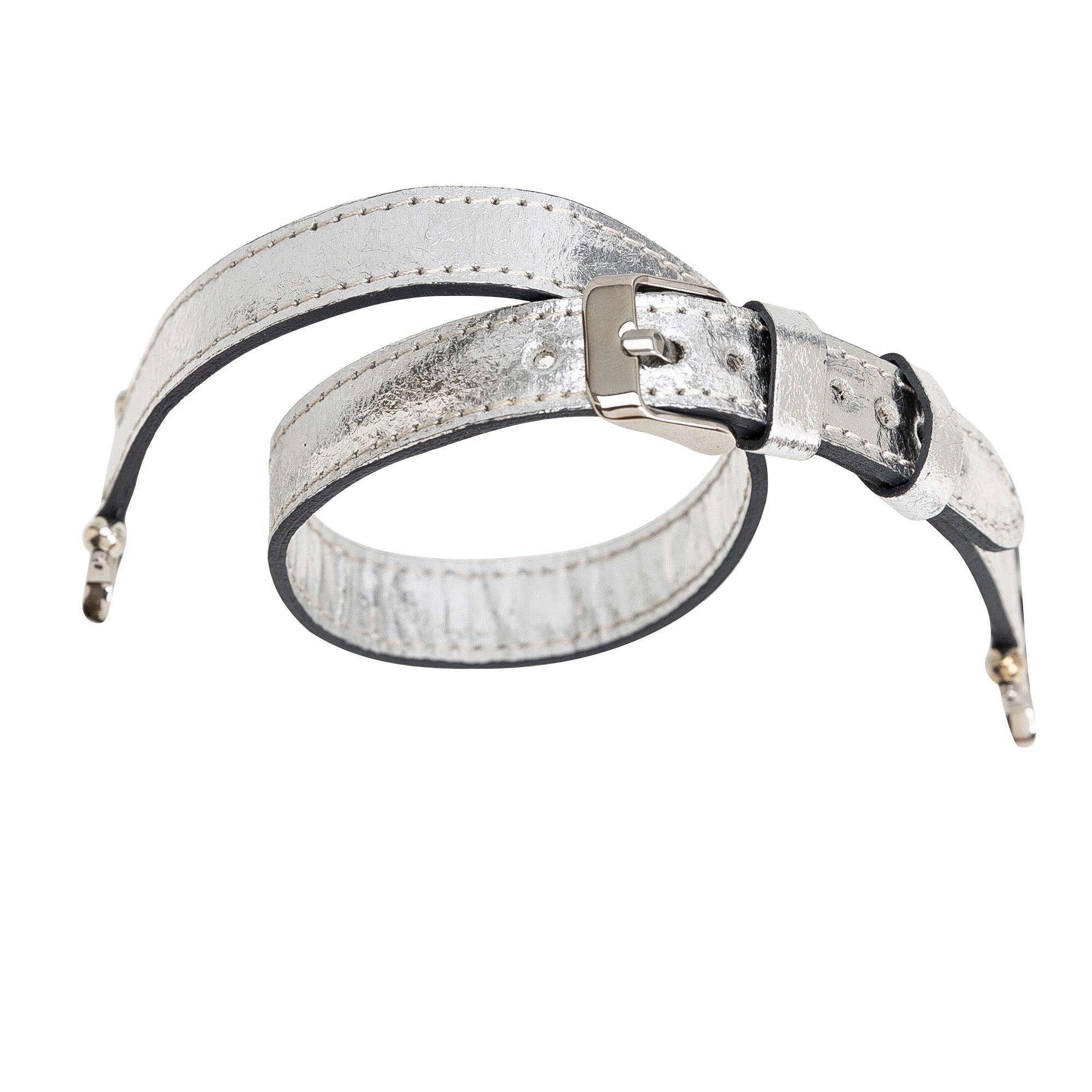 Double Tour Slim Watch Band-Vegan Leather