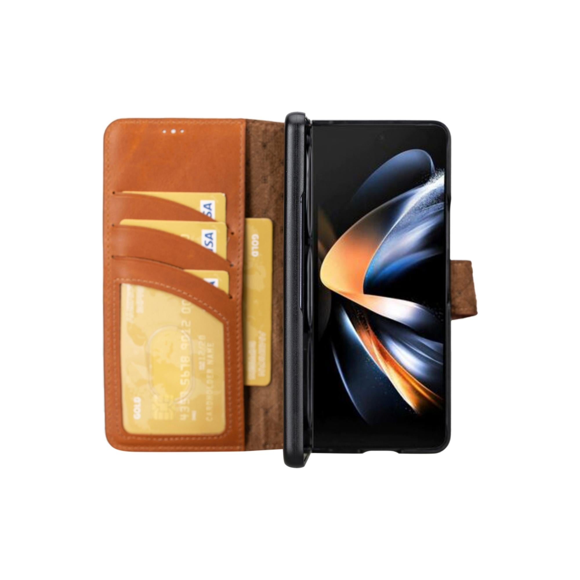 Samsung Galaxy Z Fold 5 Leather Wallets - MWS