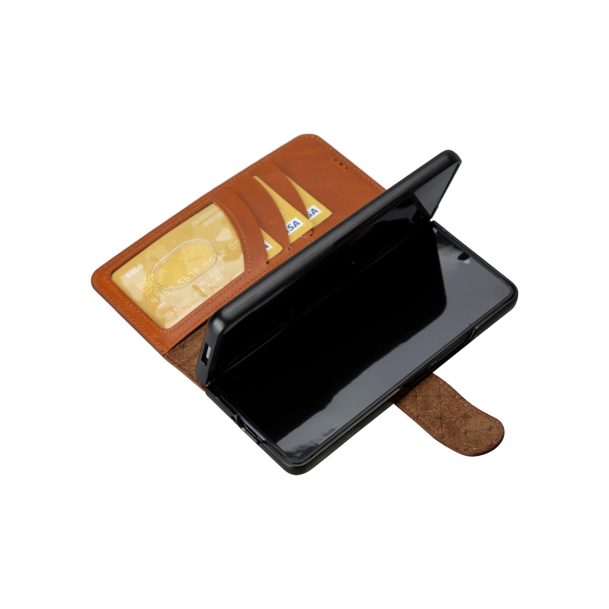 Samsung Galaxy Z Fold 5 Leather Wallets - MWS