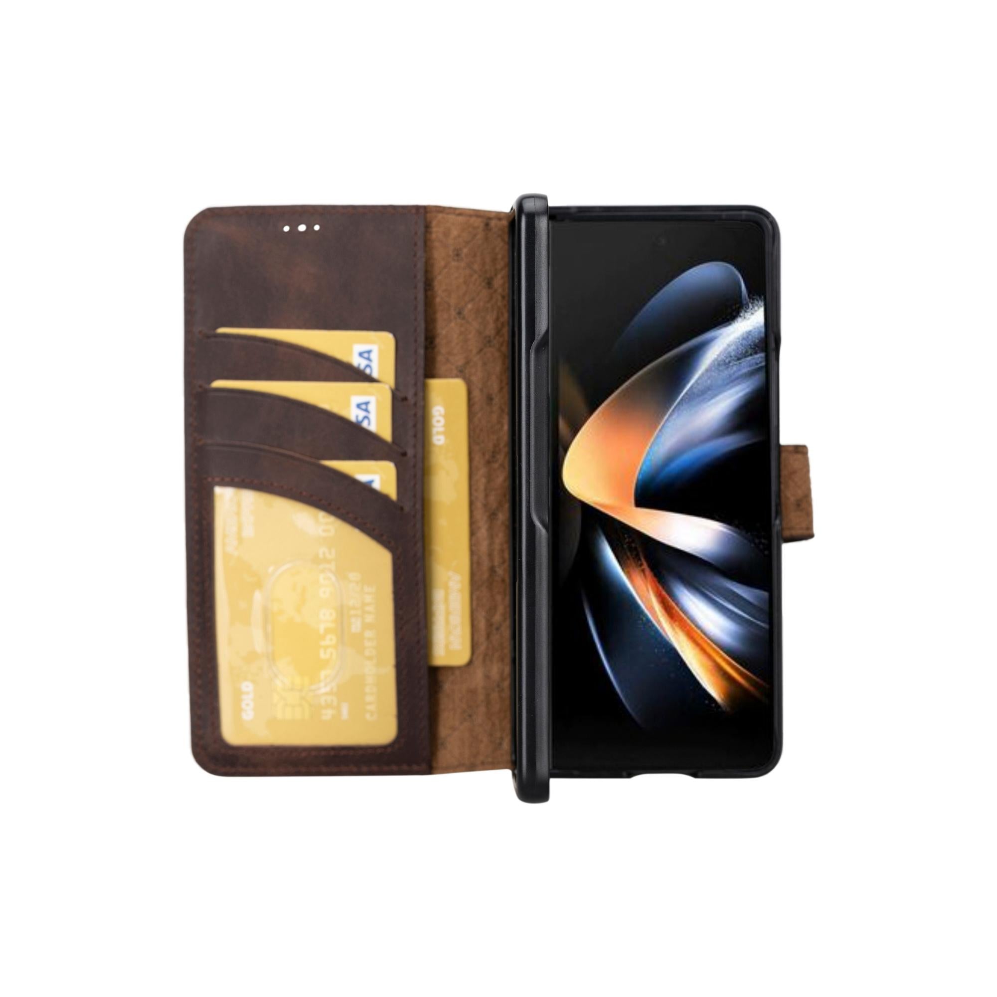 Samsung Galaxy Z Fold 5 Leather Wallets - MWS