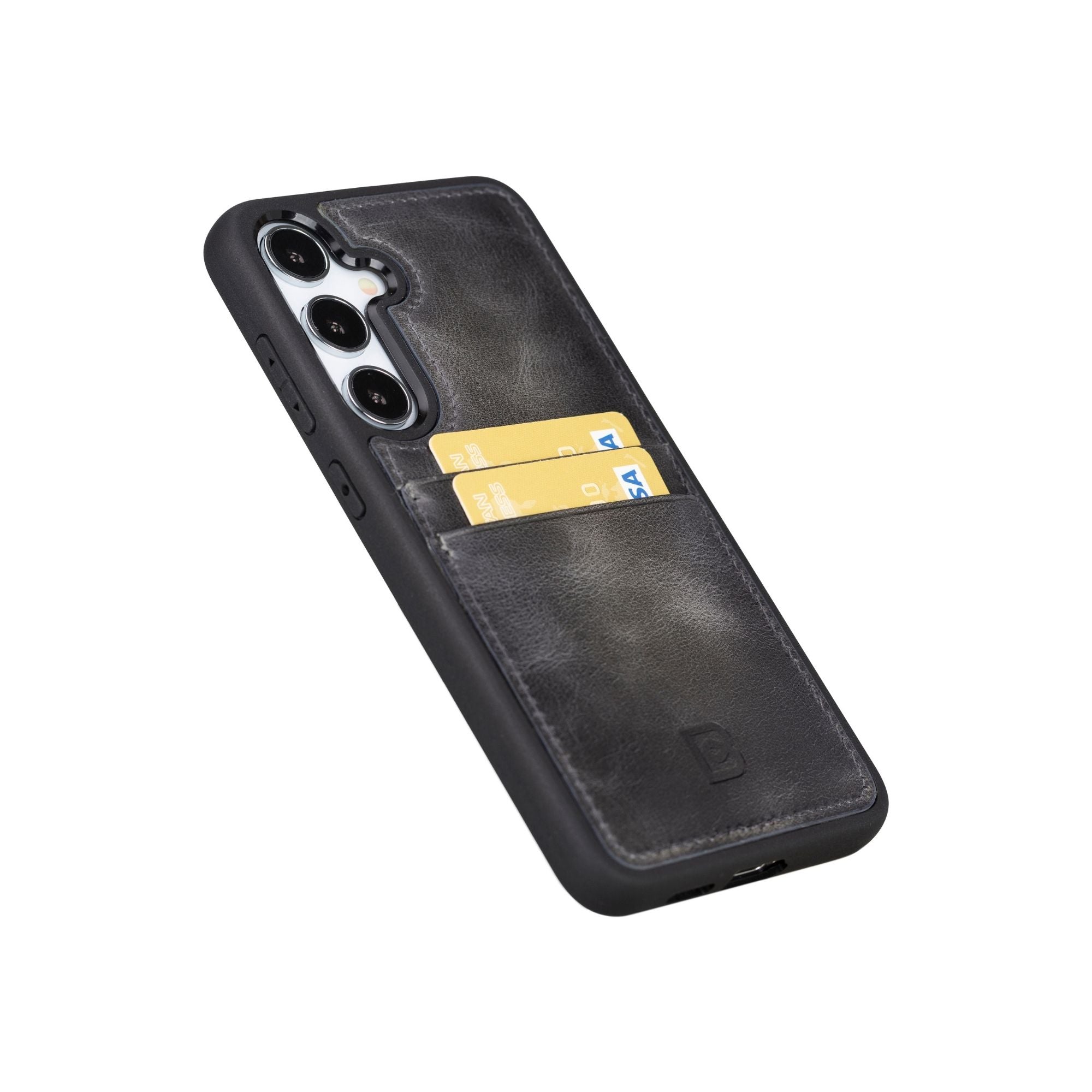 Samsung Galaxy S24 Series Leather Case with Card Holder - FXCP