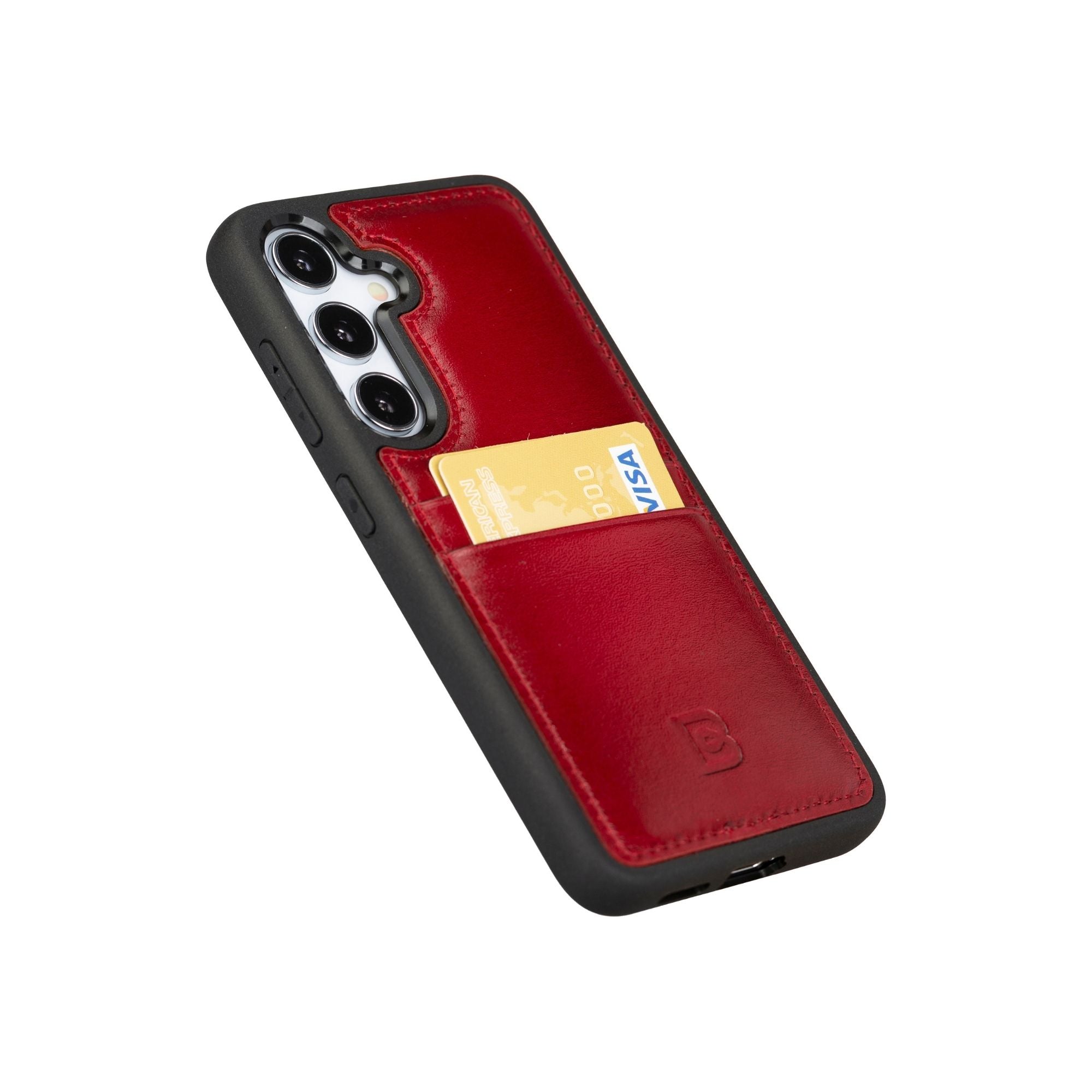 Samsung Galaxy S24 Series Leather Case with Card Holder - FXCP