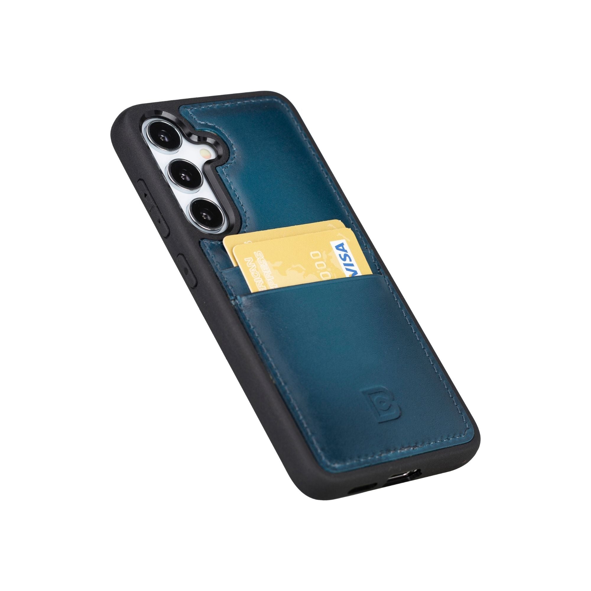 Samsung Galaxy S24 Series Leather Case with Card Holder - FXCP