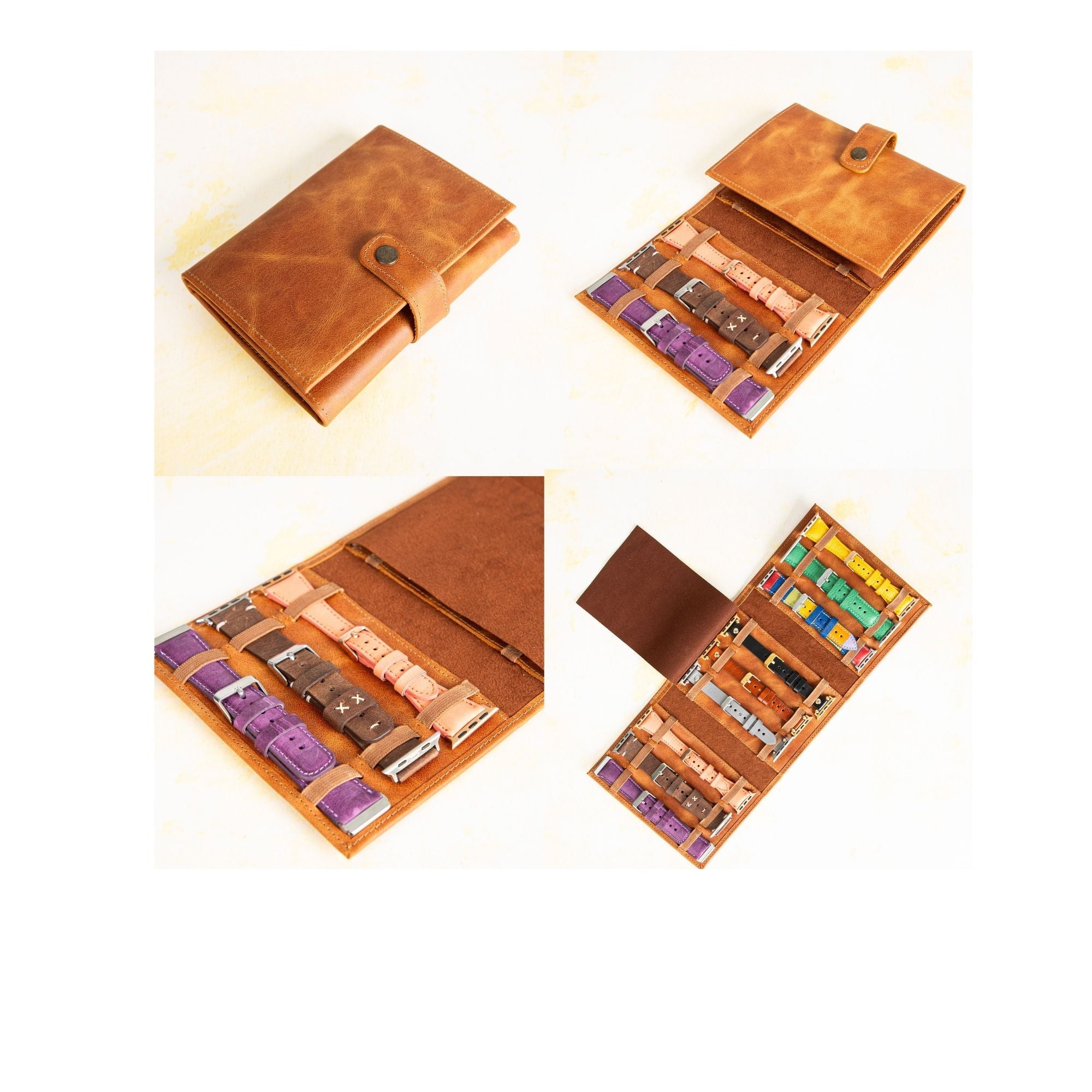 Leather Watch Band Organizer