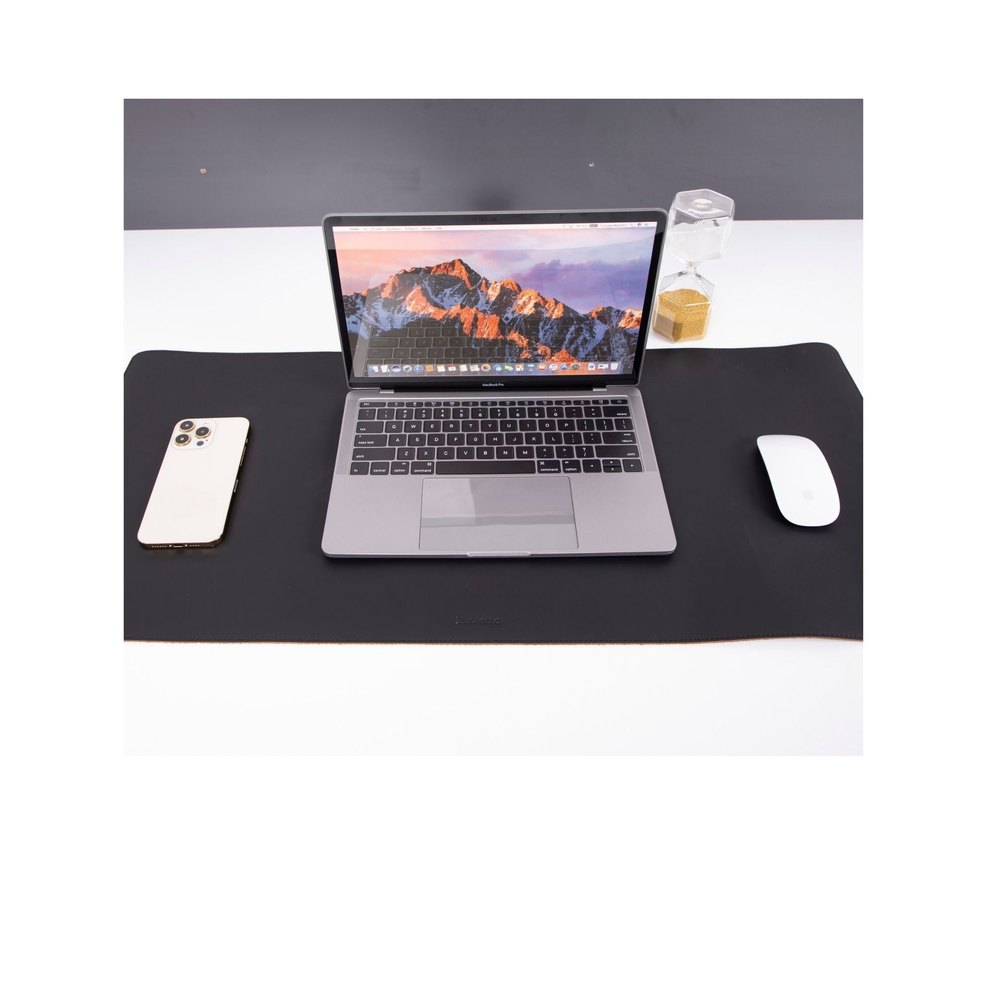 Customizable Full Grain Leather Desk Mat-Water Repellent