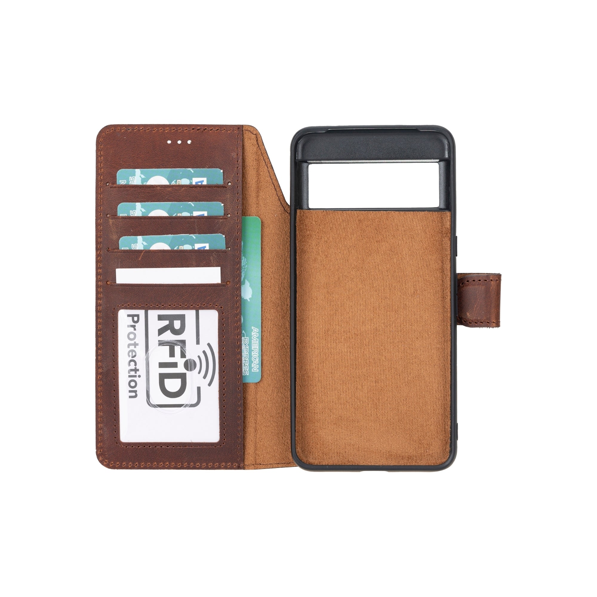 Google Pixel8 Series Leather DetacHable Wallet Cases