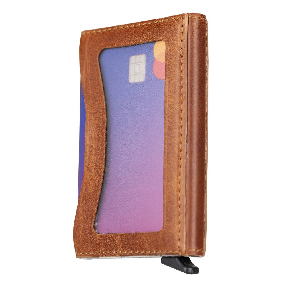 Sigma Leather Mechanical Card Holder