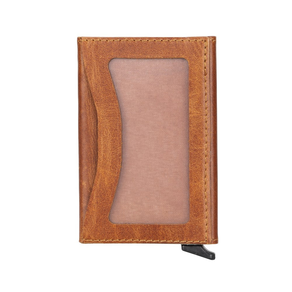 Sigma Leather Mechanical Card Holder