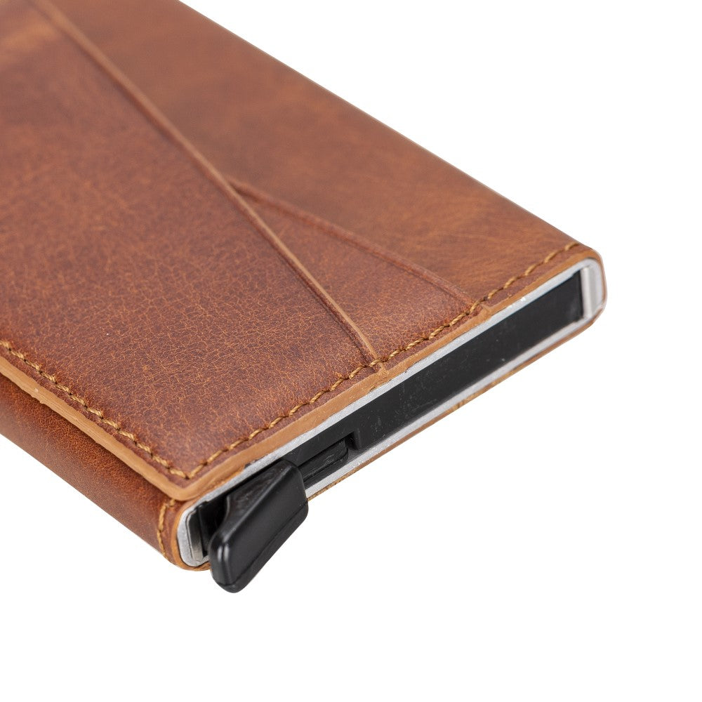 Sigma Leather Mechanical Card Holder