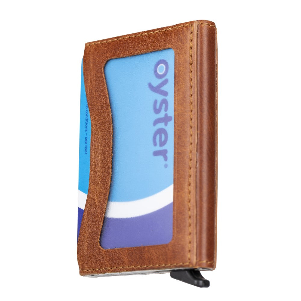 Sigma Leather Mechanical Card Holder