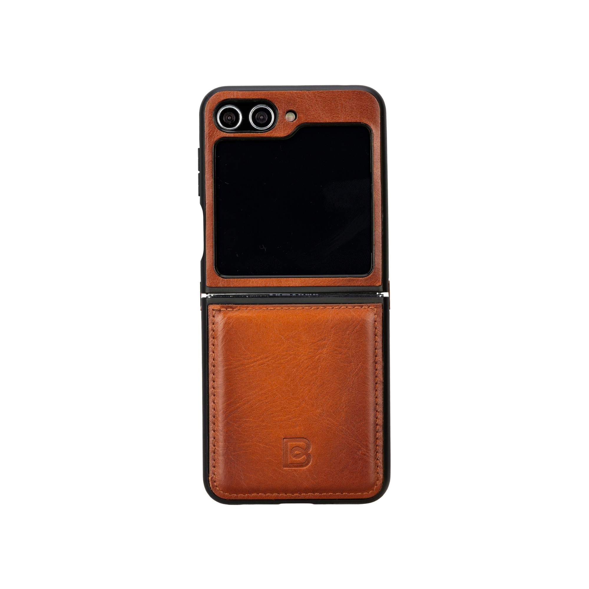 Samsung Galaxy Z Flip 5 Leather Back Cover Case - FXC