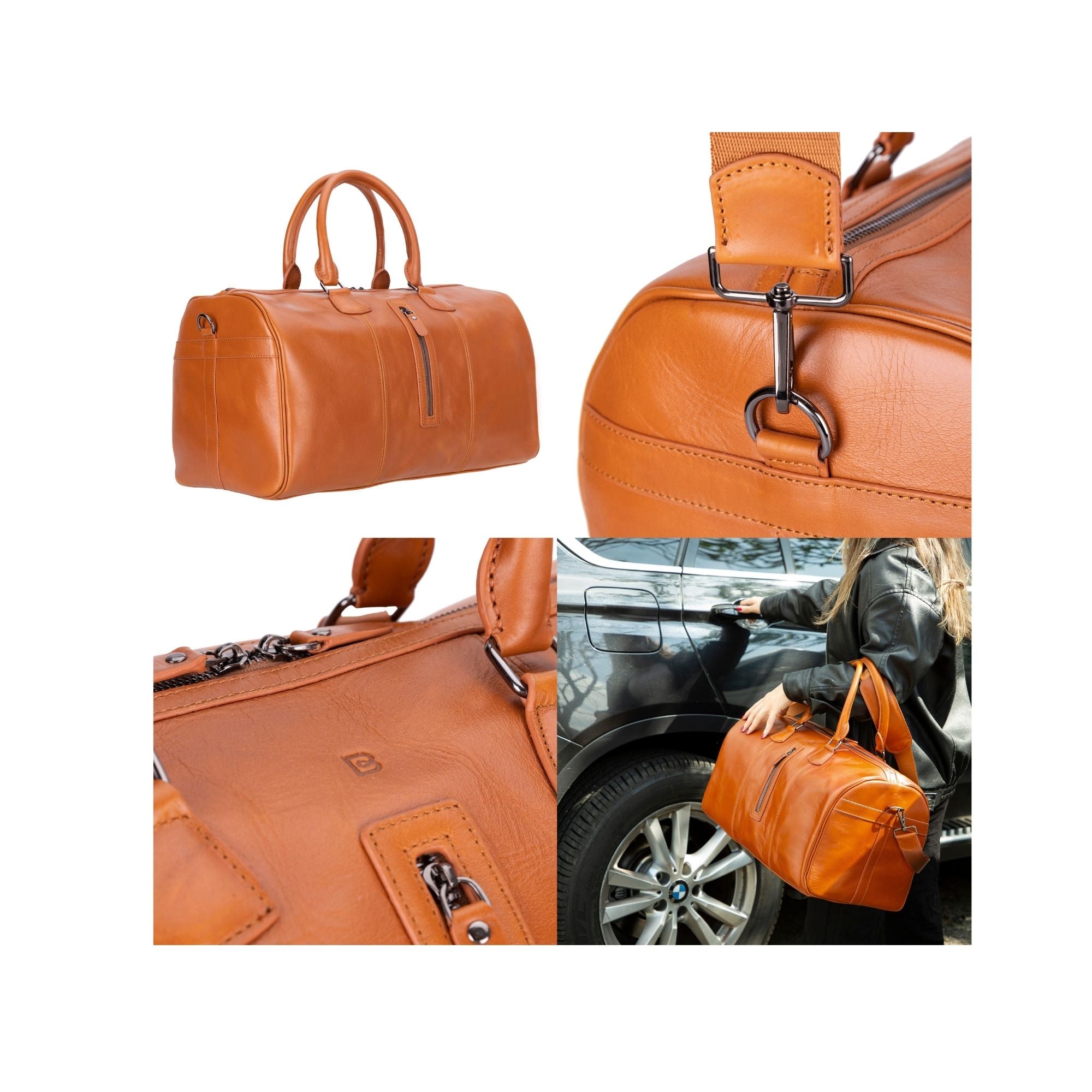 DOLLY LEATHER SPORT BAG