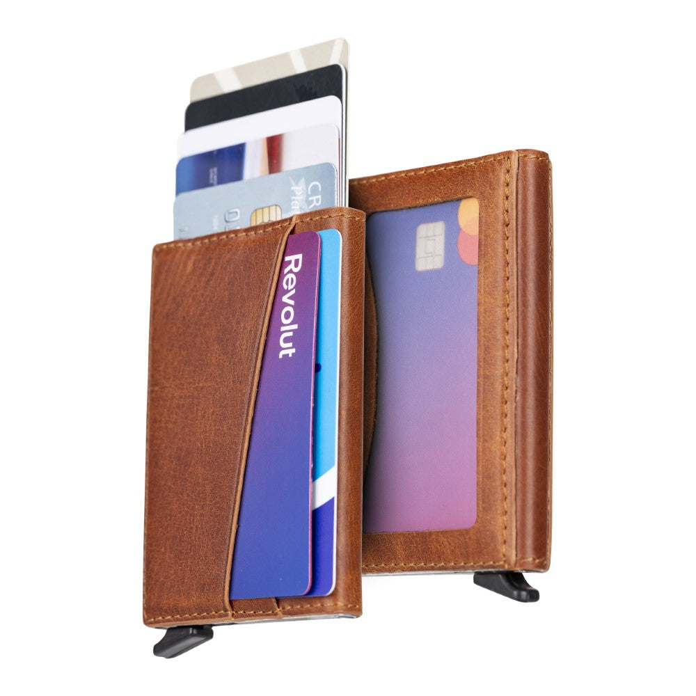 Sigma Leather Mechanical Card Holder