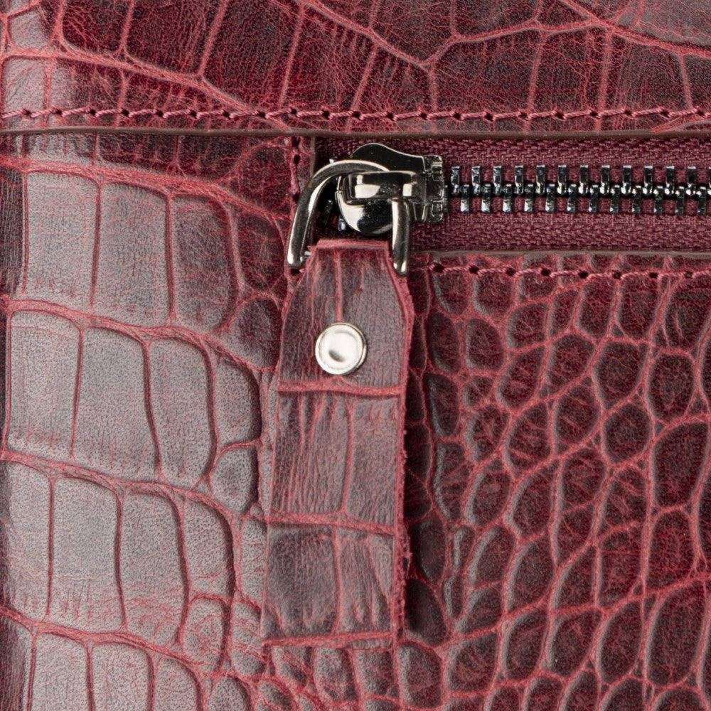Apollo Croco Leather Laptop Bag