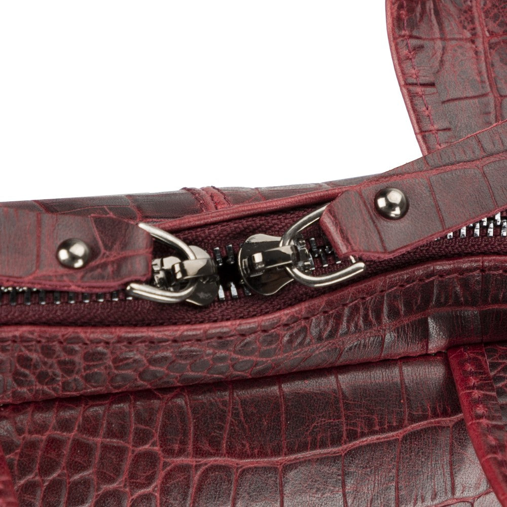 Apollo Croco Leather Laptop Bag