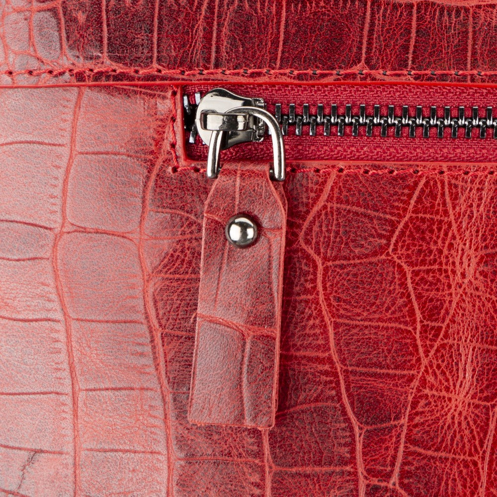 Apollo Croco Leather Laptop Bag