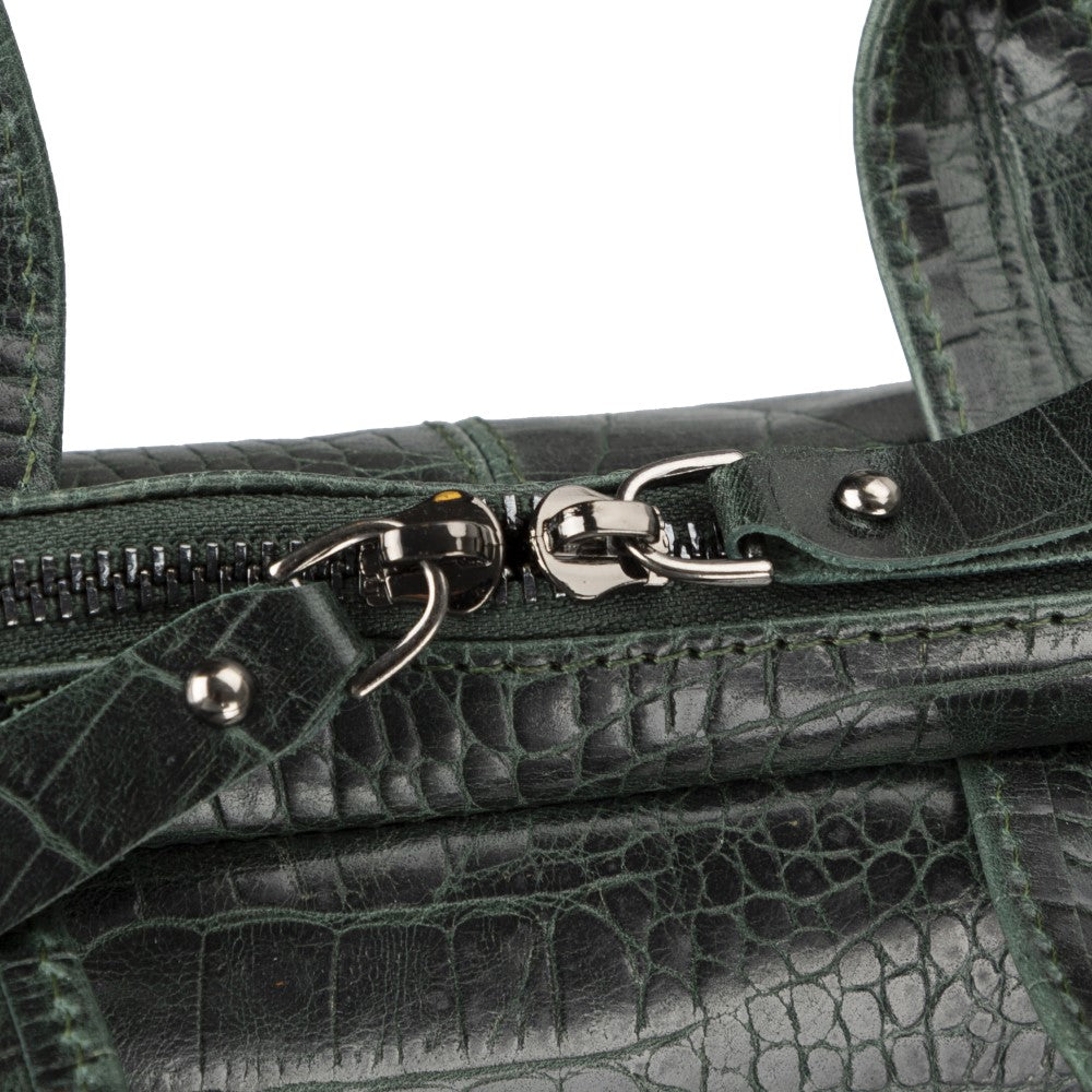 Apollo Croco Leather Laptop Bag