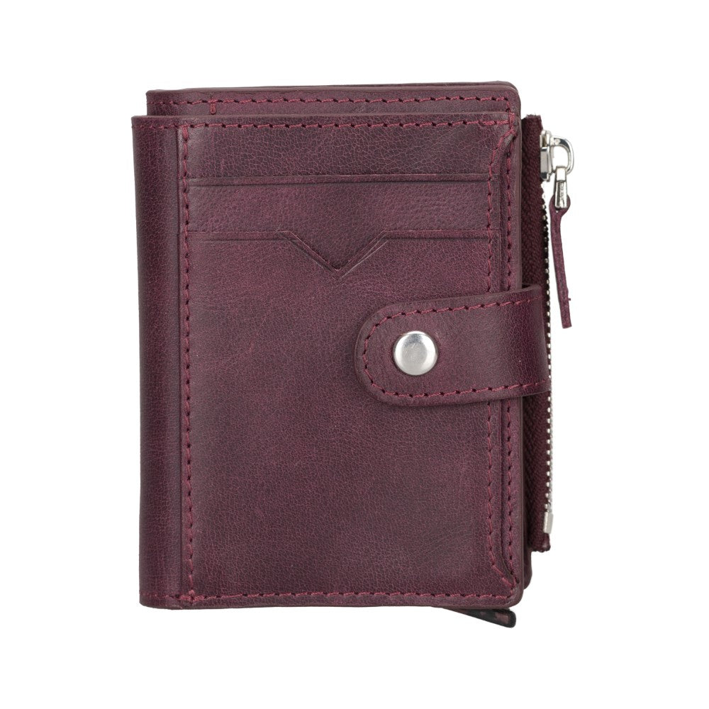 Rodos Leather Mechanical Card Holder