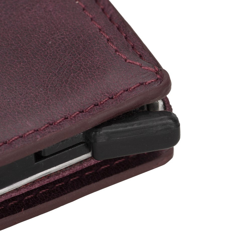 Rodos Leather Mechanical Card Holder